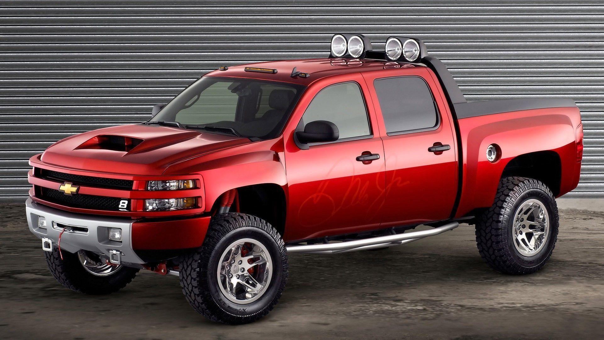 Camion Chevrolet rosso modificato, 1920x1080 Full HD 1080p, PC Desktop