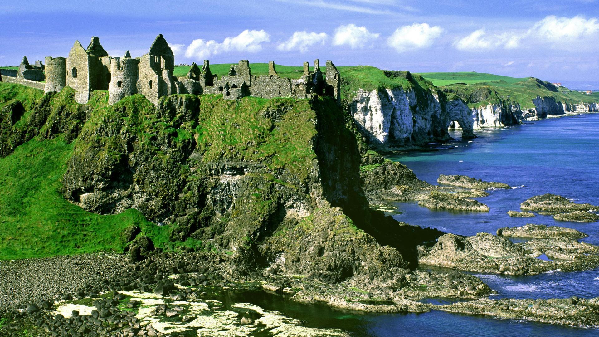 Castello su scogliera irlandese, 1920x1080 1080p, PC