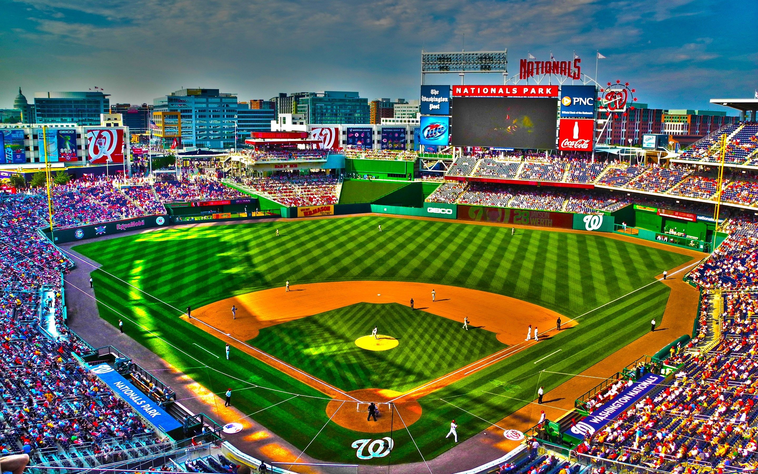 Stadio baseball Nationals Park, 2880x1800 2K+, Laptop