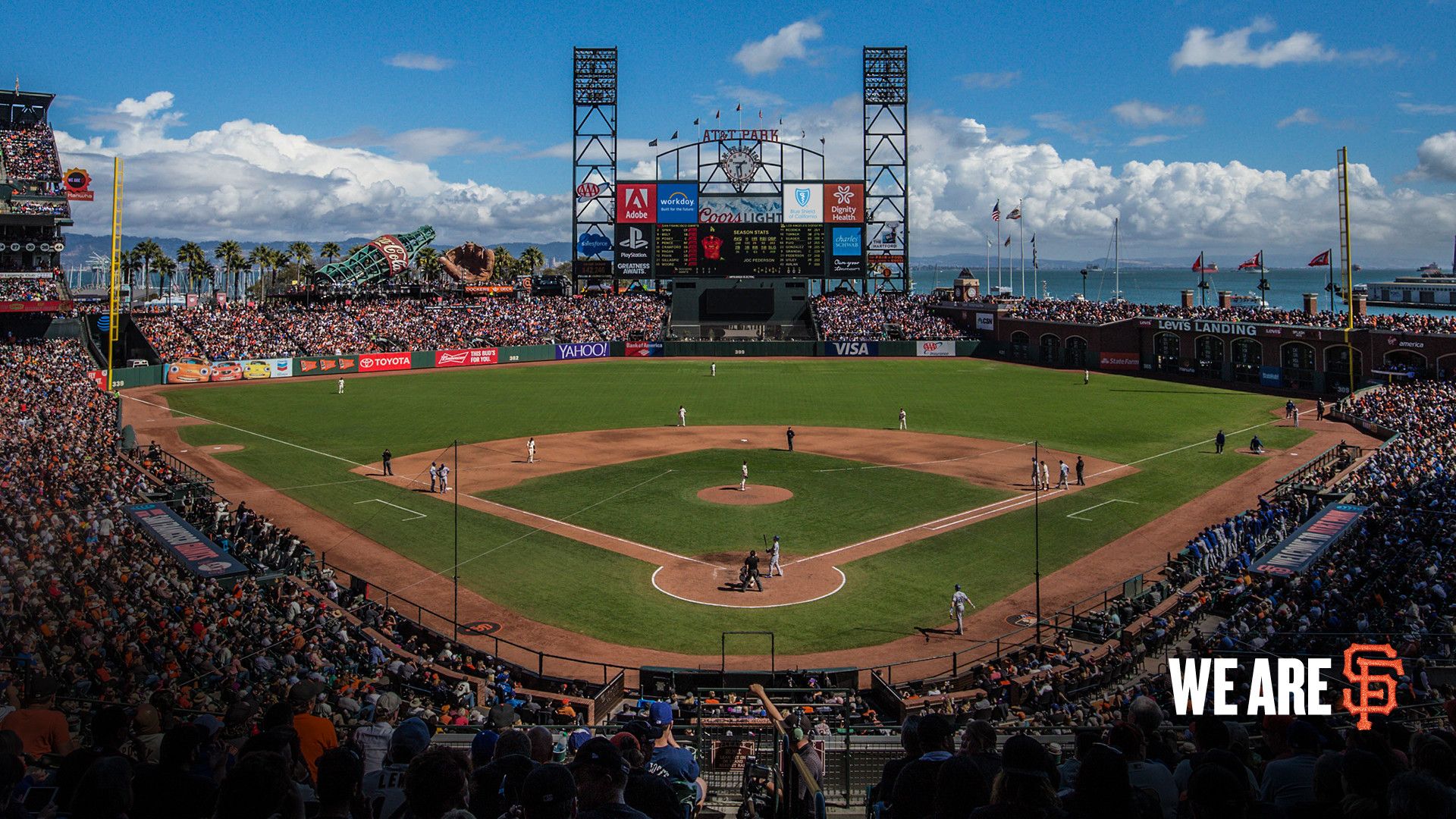 Stadio baseball San Francisco Giants, 1920x1080 1080p, PC Desktop
