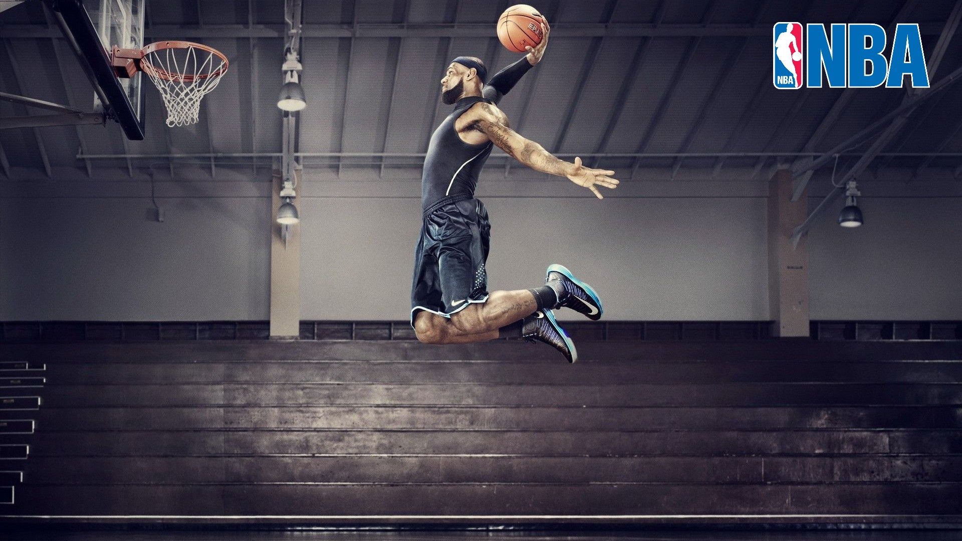 Giocatore NBA schiacciata basket, basket americano, 1920x1080 Full HD 1080p, Desktop