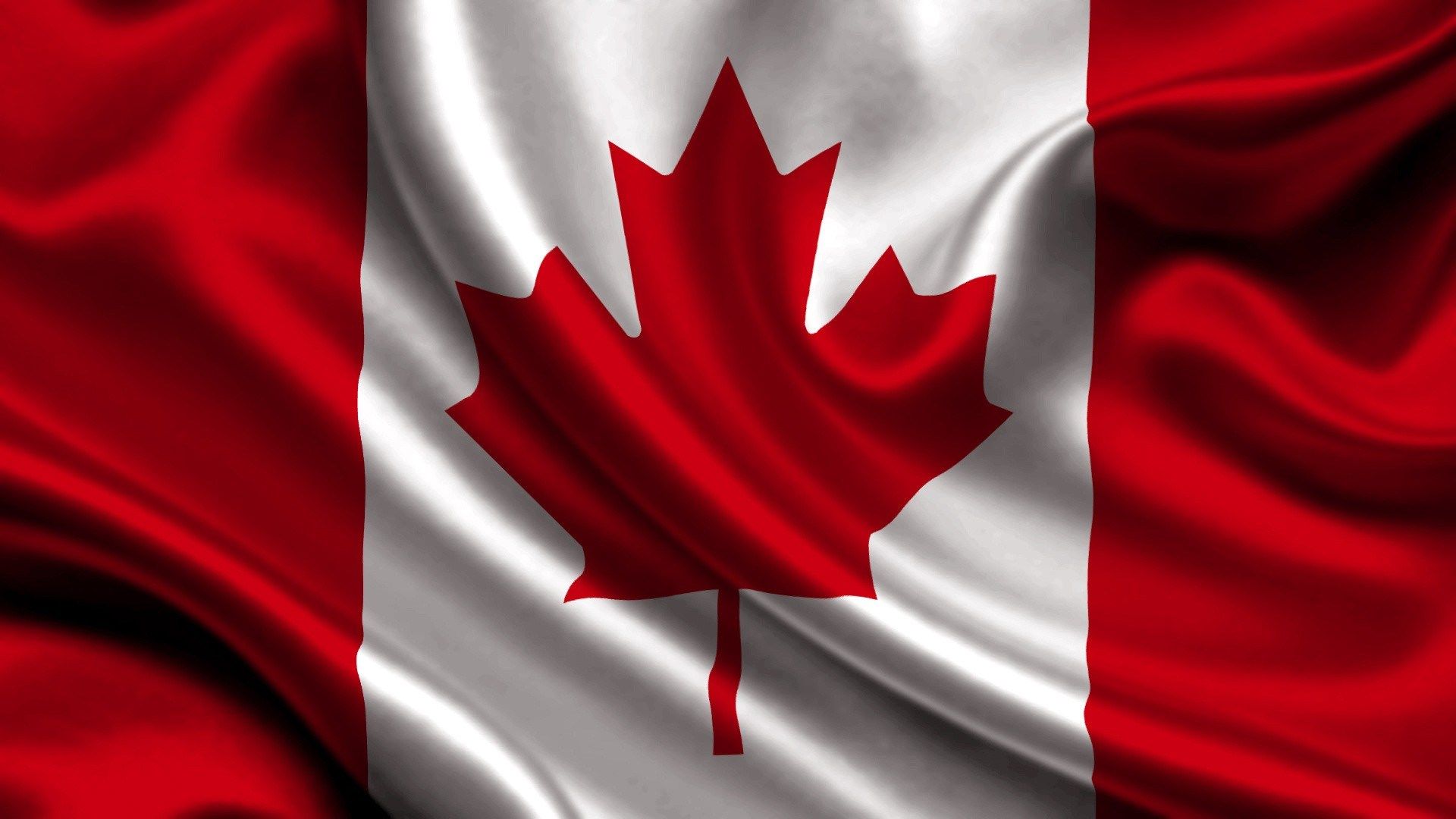 Bandiera del Canada ondulata, 1920x1080 Full HD 1080p, PC