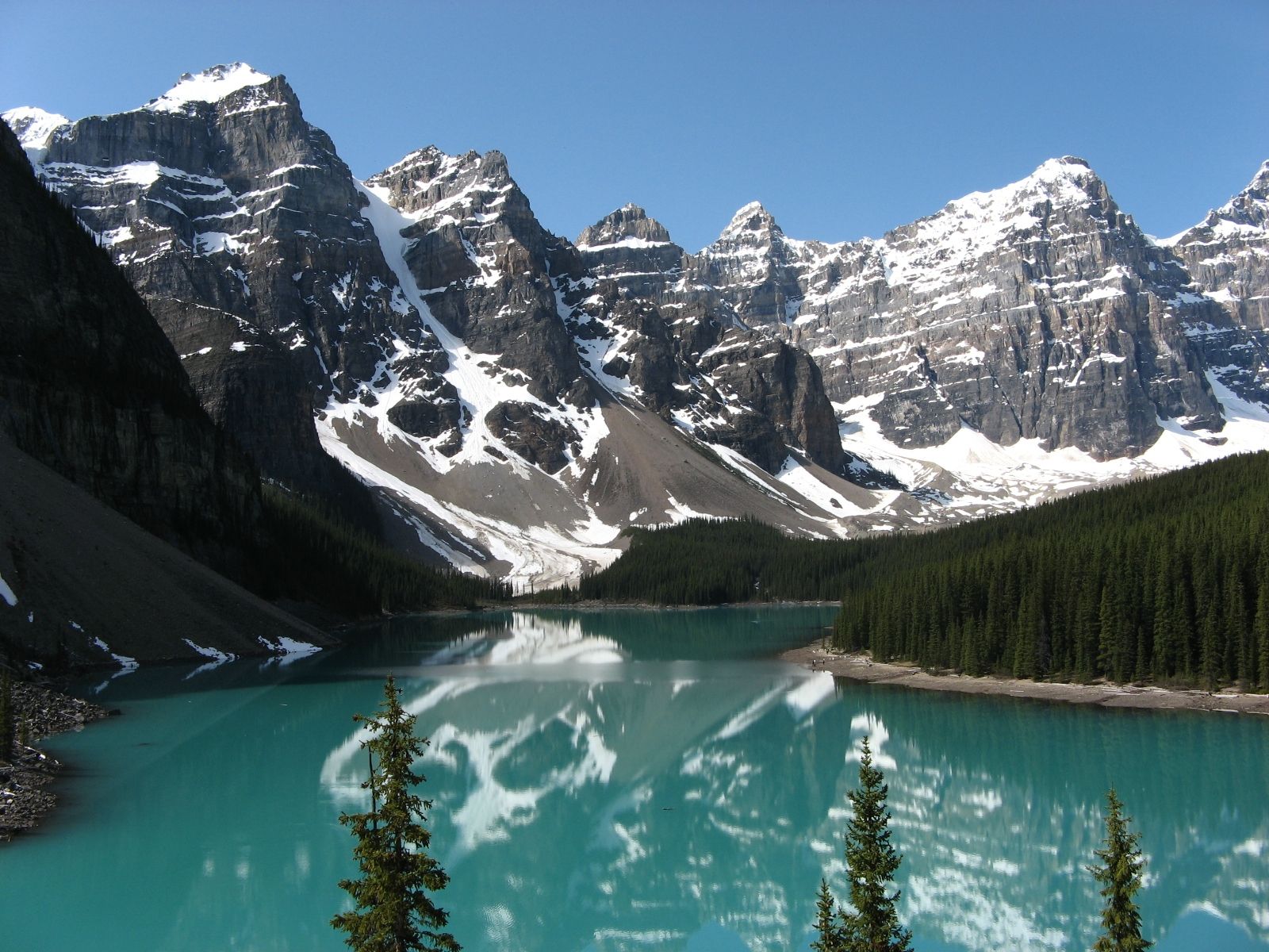 Lago Moraine montagne Canada, 1600x1200 900p, HP Laptop