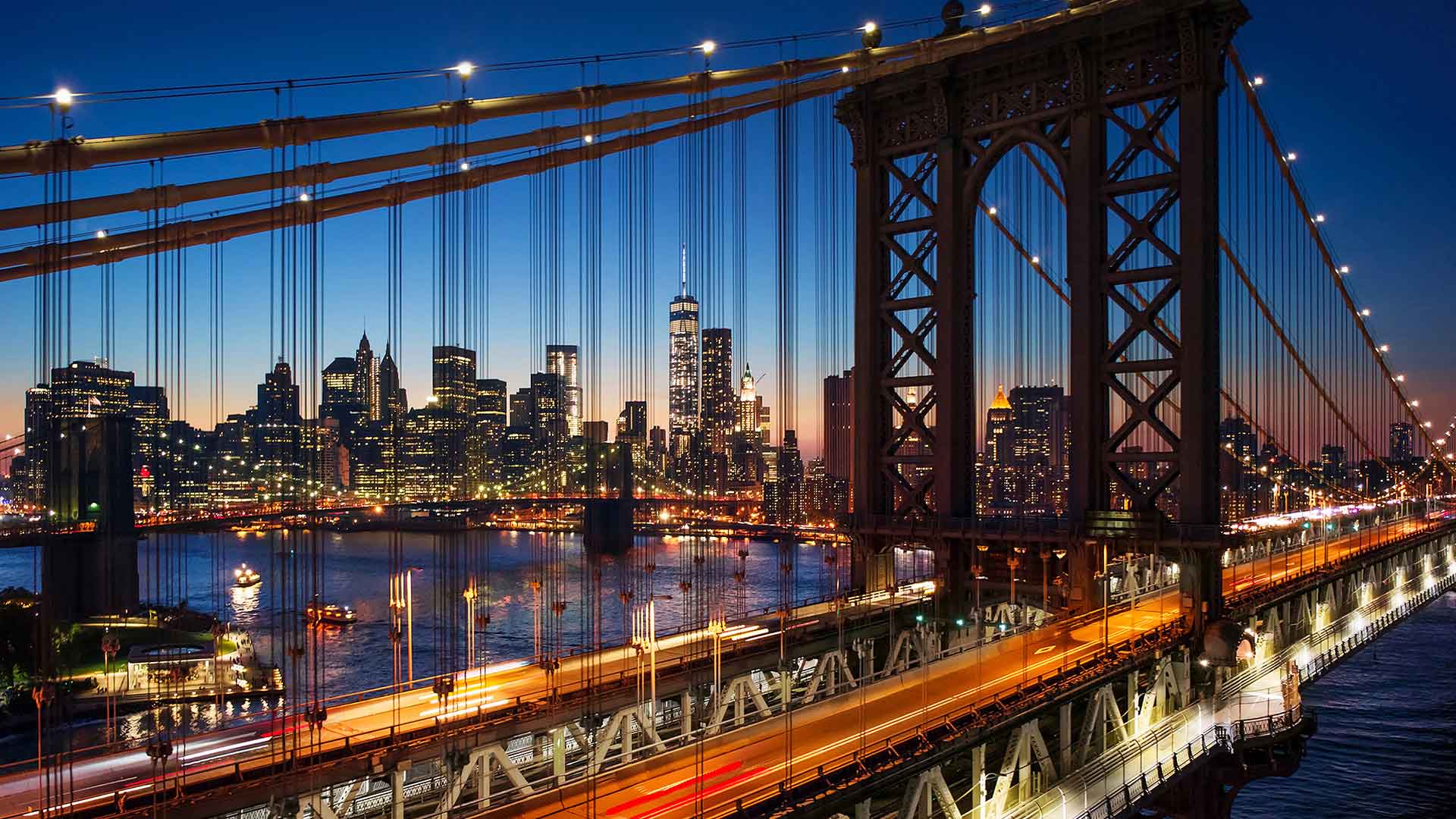 Ponte di Brooklyn, New York, 1920x1080 Full HD 1080p, PC Desktop