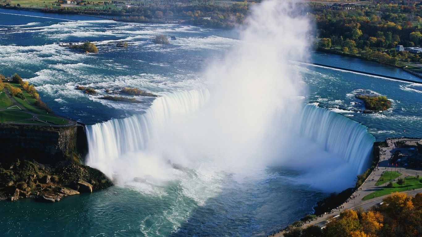 Cascate del Niagara vista aerea, 1366x768 HD, Desktop