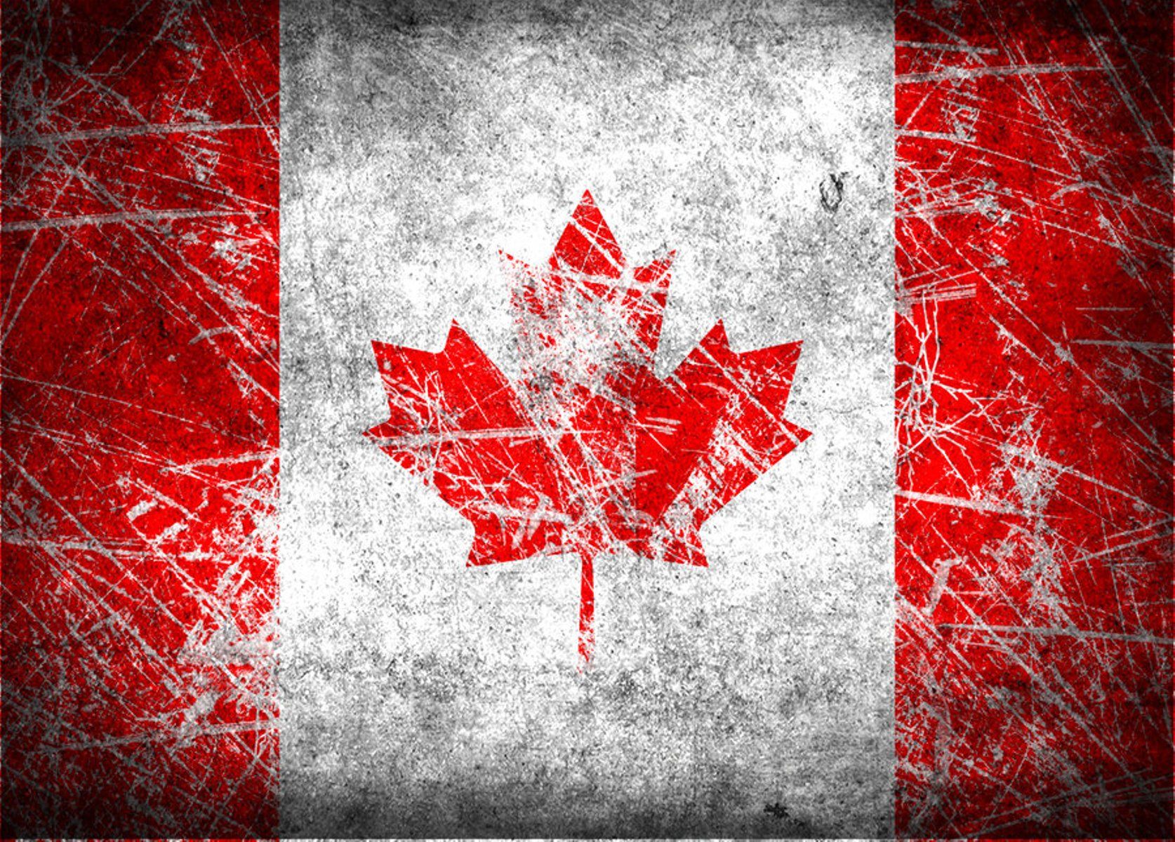 Bandiera Canada graffiata grunge, 1674x1200 HD, Laptop