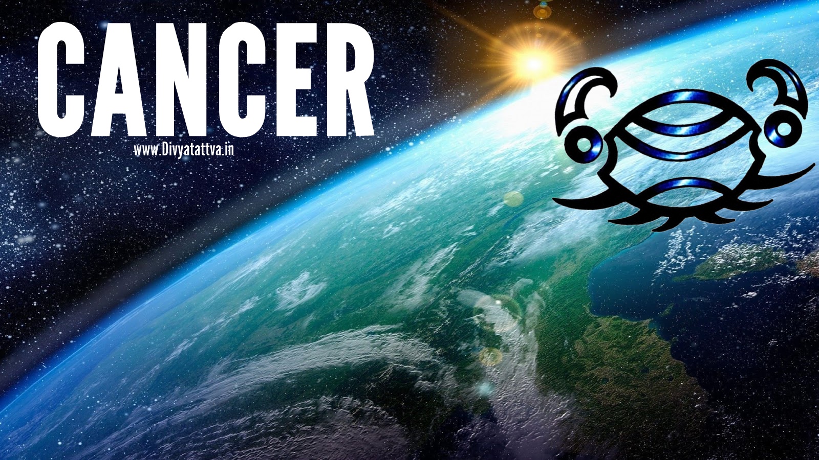 Simbolo Cancro zodiacale spazio, 1600x900 900p, PC