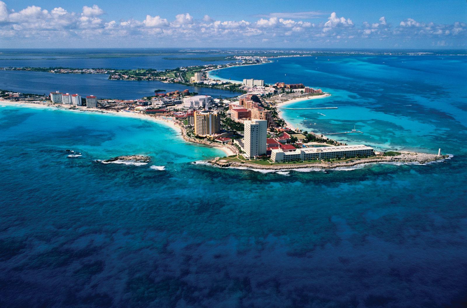 Vista aerea Cancún costa, 1600x1056 HD Ready, Notebook Gaming