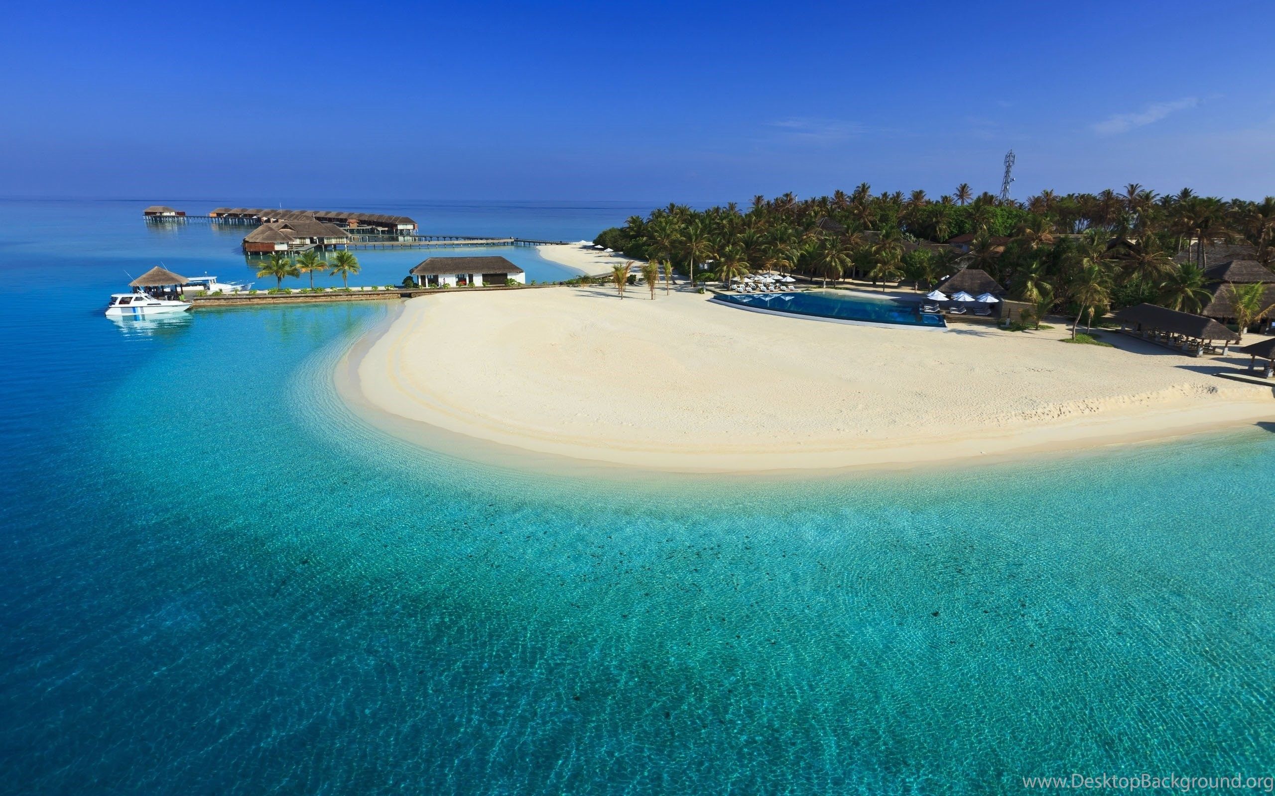 Spiaggia tropicale resort mare, 2560x1600 WQXGA, Laptop