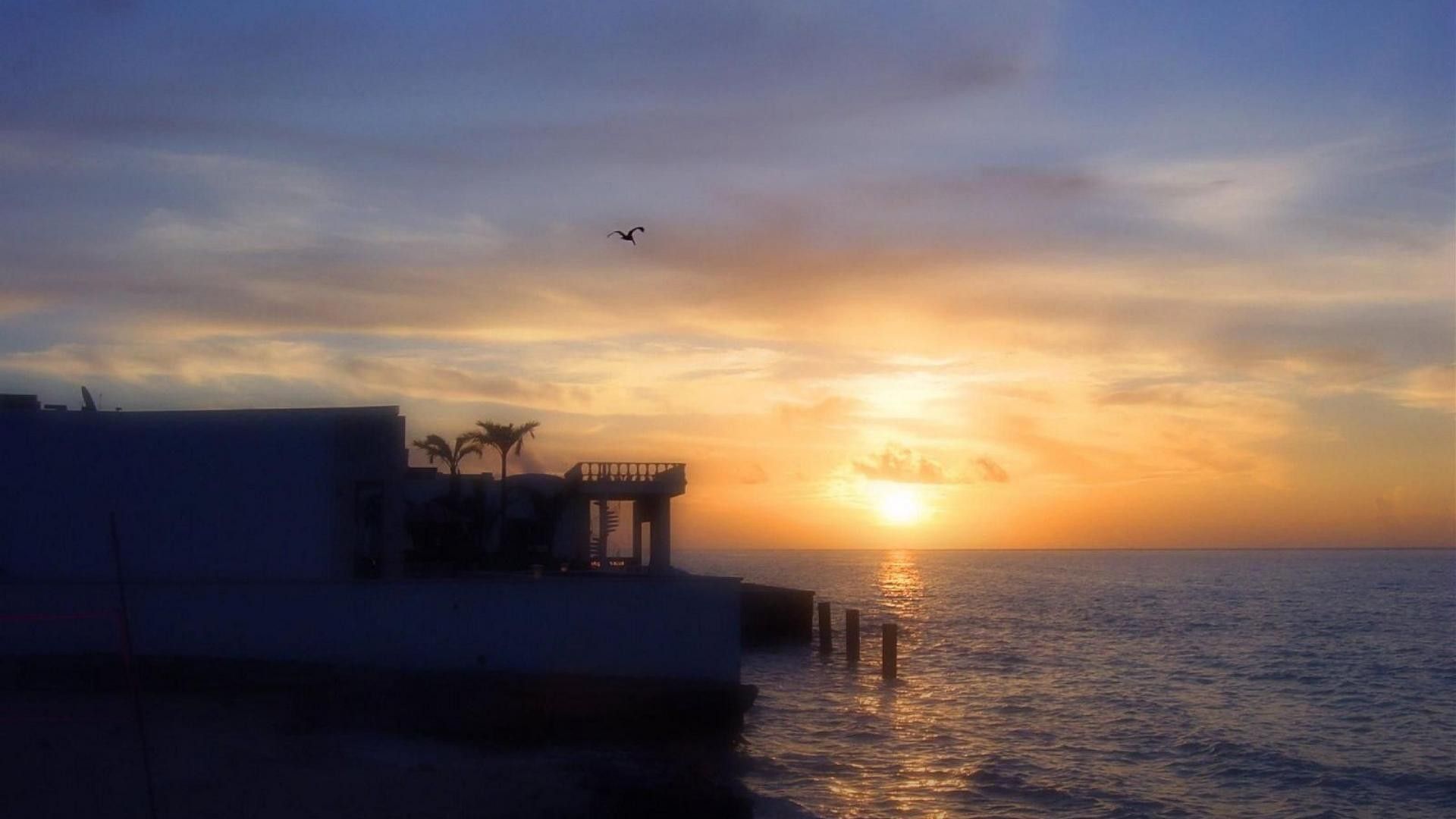 Alba sul mare a Cancún, 1920x1080 Full HD, Desktop