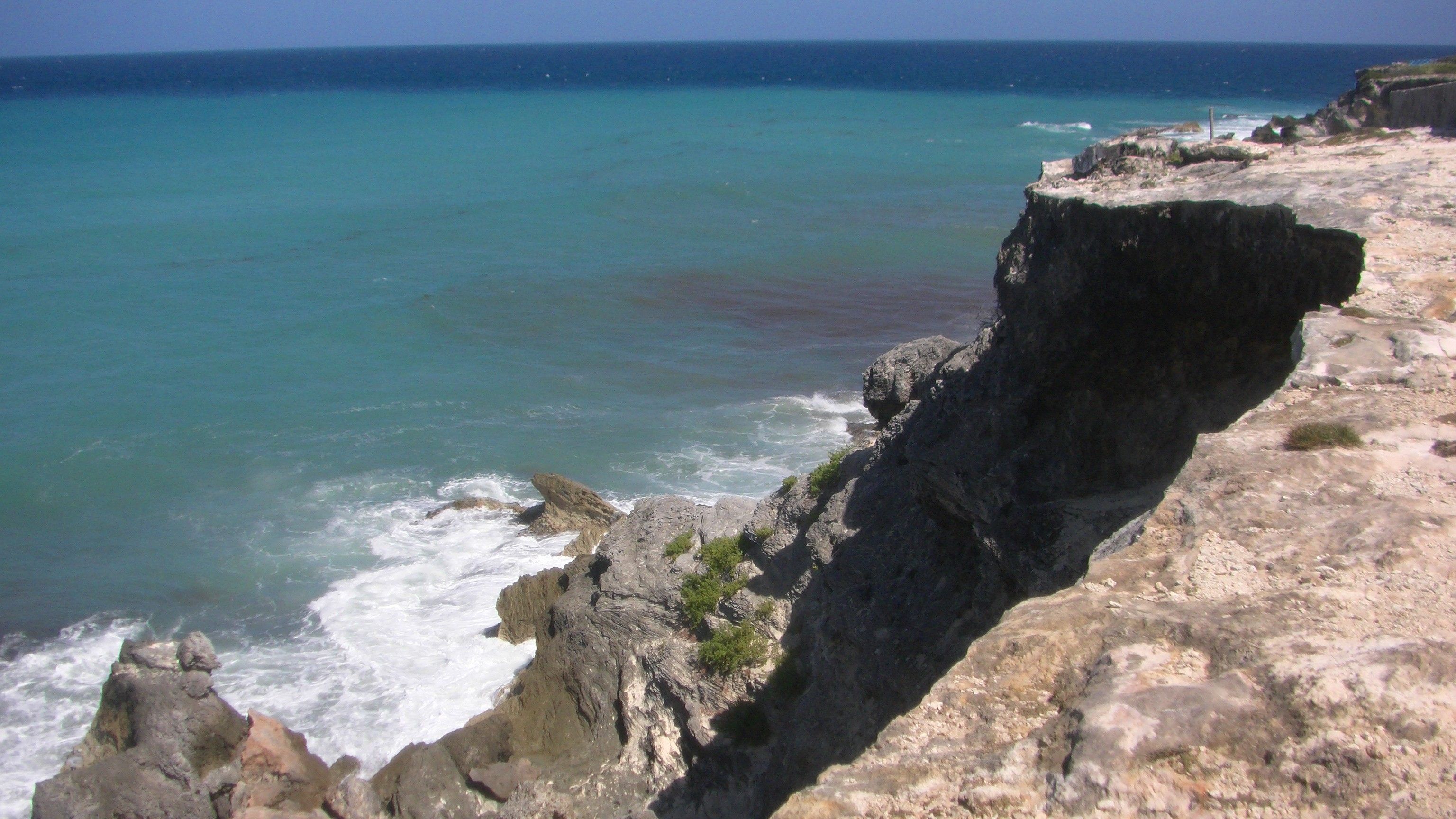 Scogliera costa Isla Mujeres, 3072x1728 2K+, Laptop