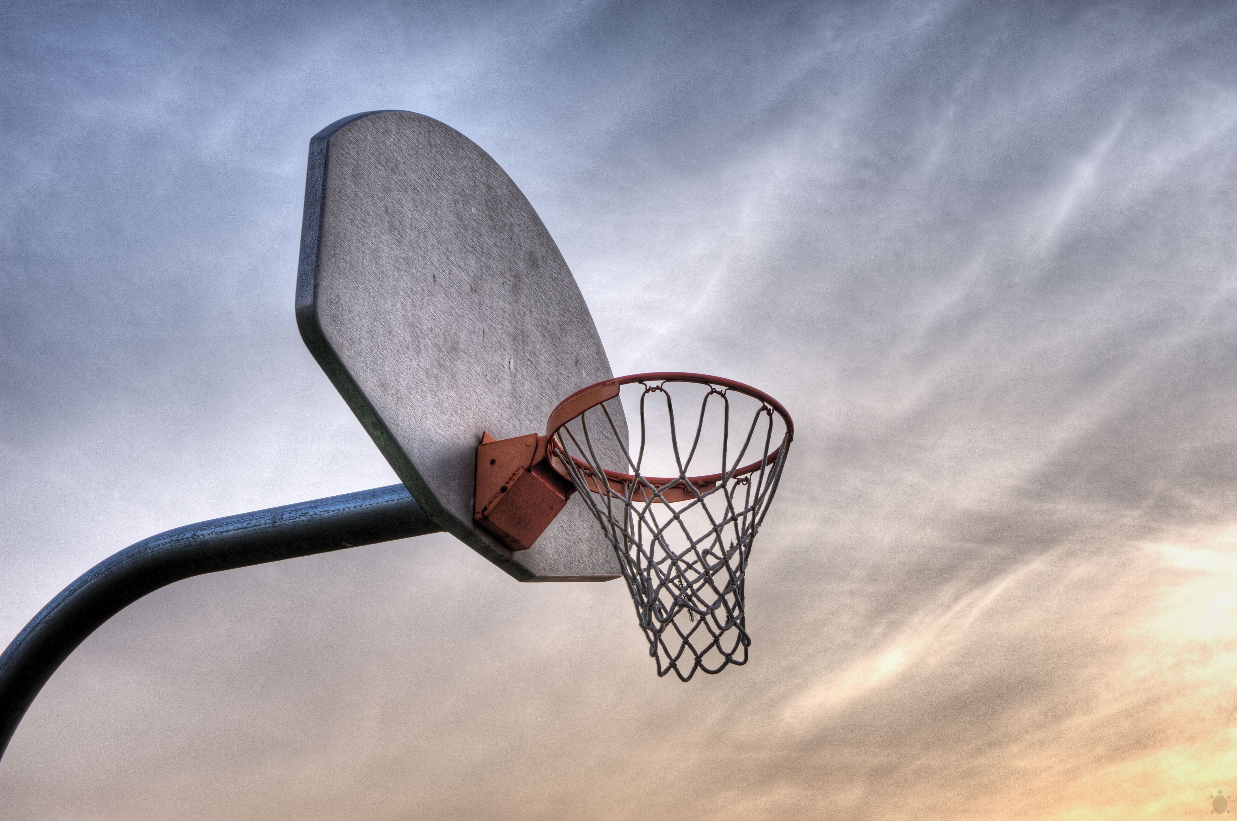 Canestro da basket al tramonto, 4284x2844 UHD, PC 4K