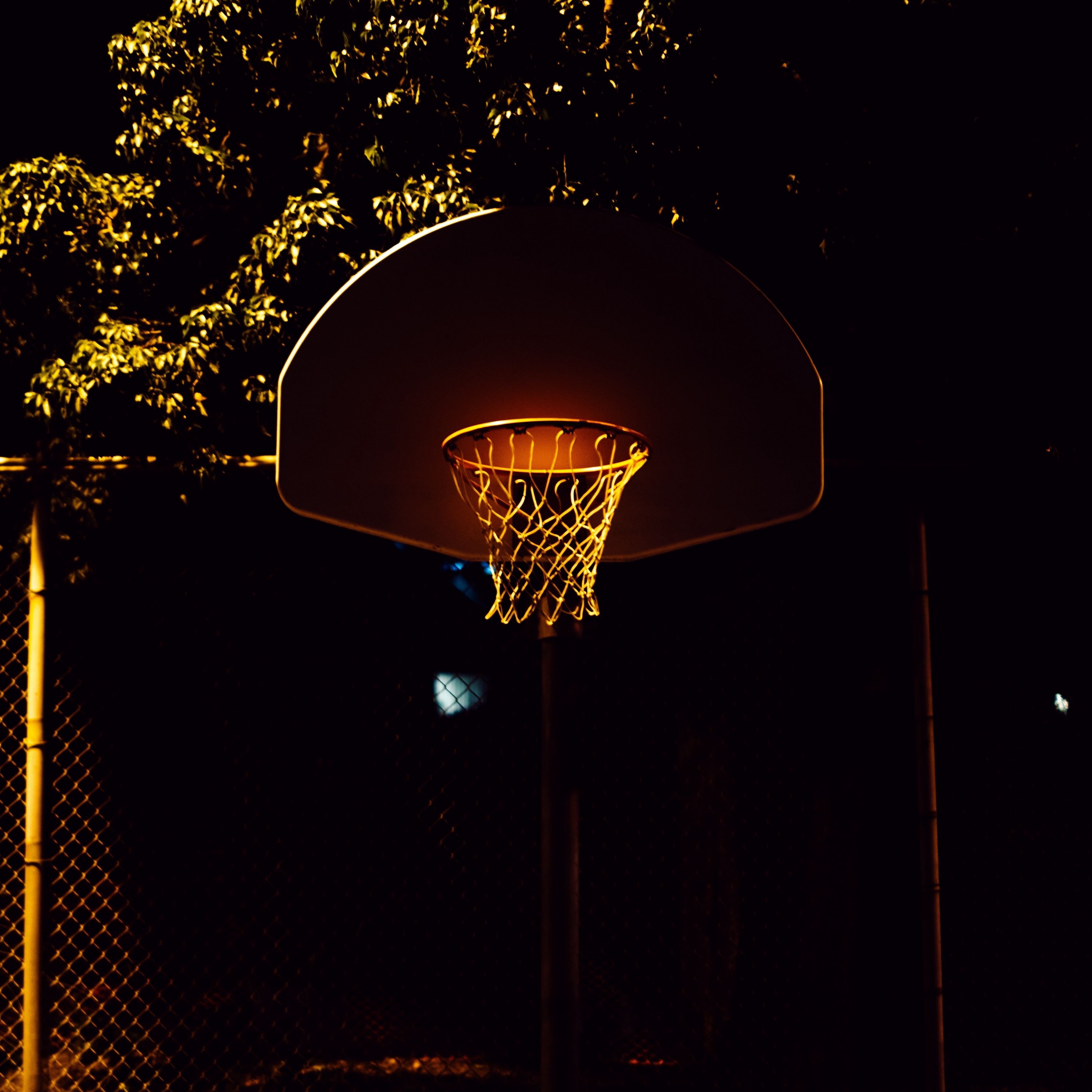 Canestro da basket illuminato notte, 3415x3415 2K+, PC