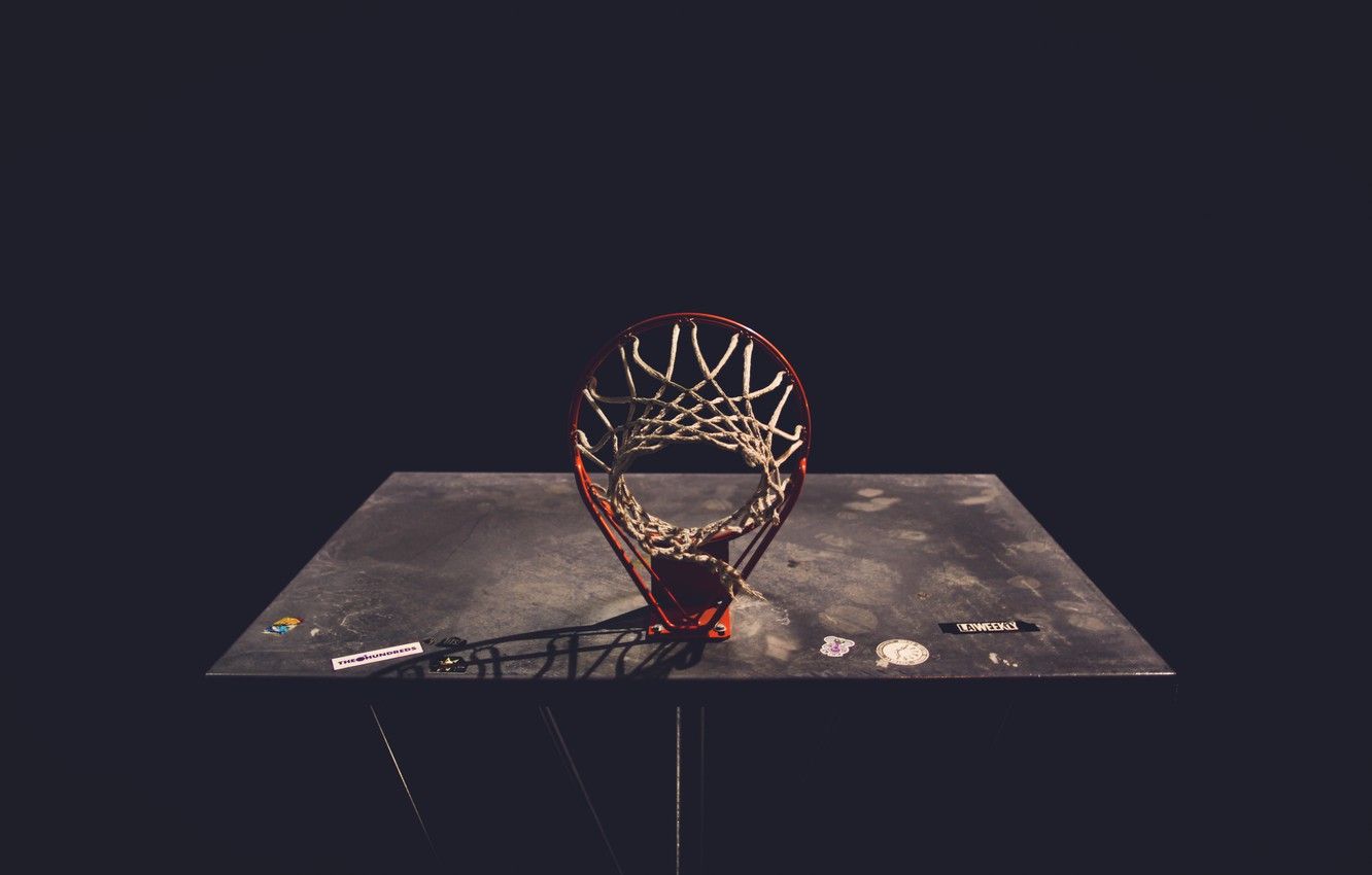 Canestro da basket illuminato scuro, 1332x850 720p, PC
