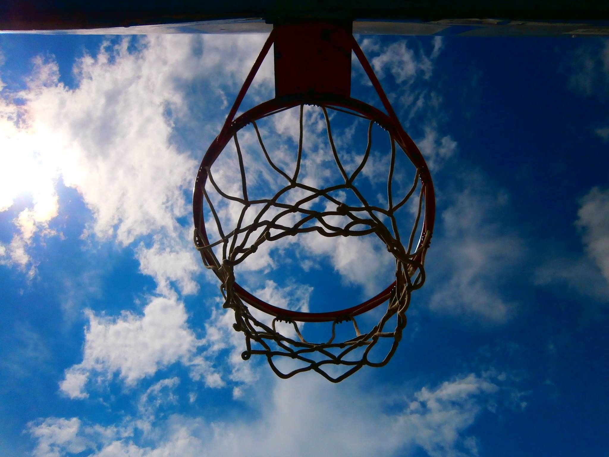 Canestro basket cielo nuvole, 2048x1536 Hi-Res, PC Desktop
