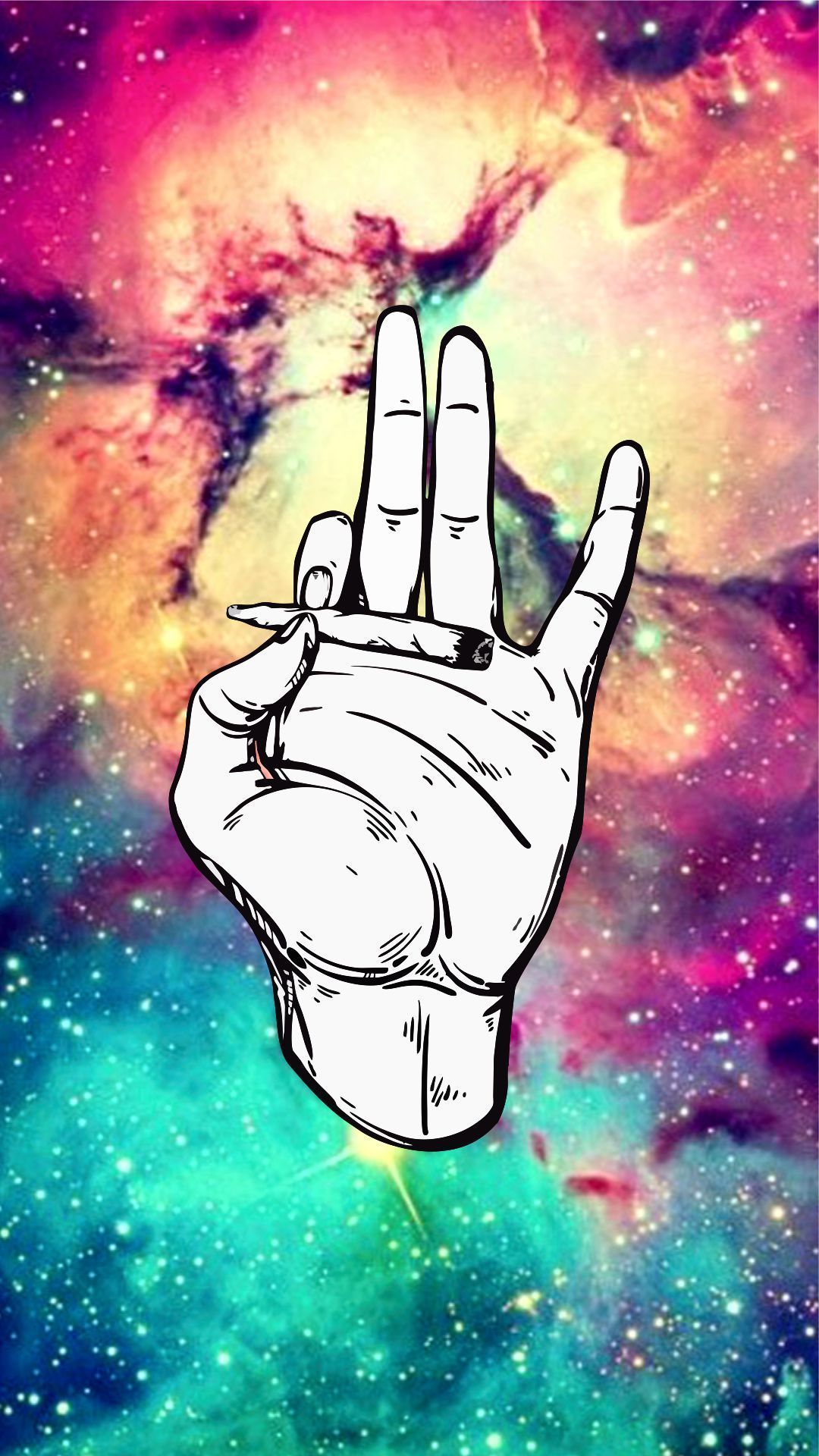Teschio verde con foglia marijuana, 1366x768 HD, PC Desktop