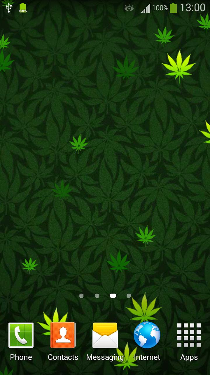 Foglie di cannabis blu scuro, 1920x1080 Full HD, Desktop