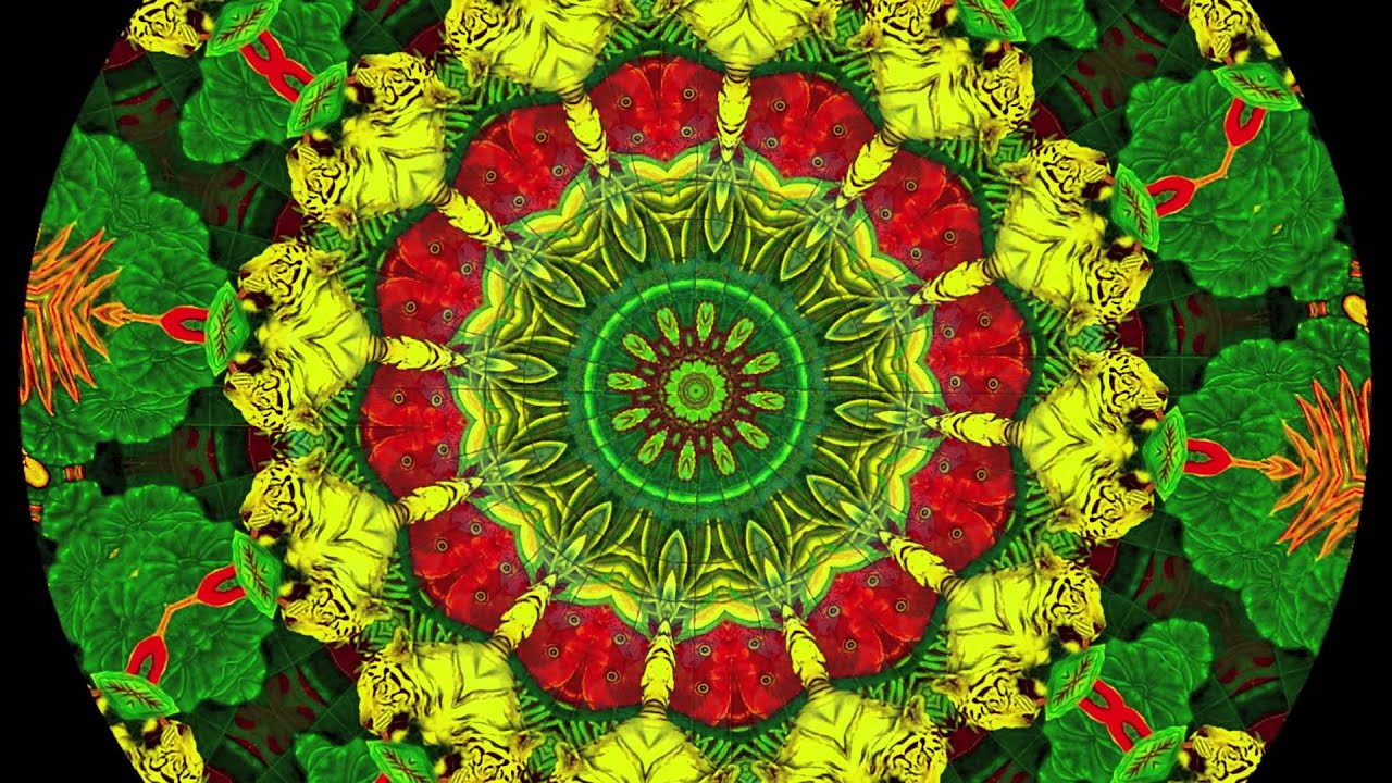 Foglie di cannabis animate verdi, 720x1280 Full HD Verticale, Smartphone