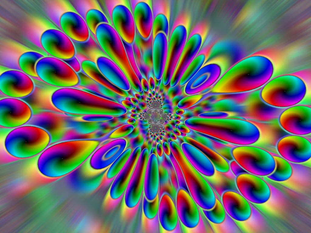 Fiori colorati stile hippie, 1250x1250 HD, HP Laptop
