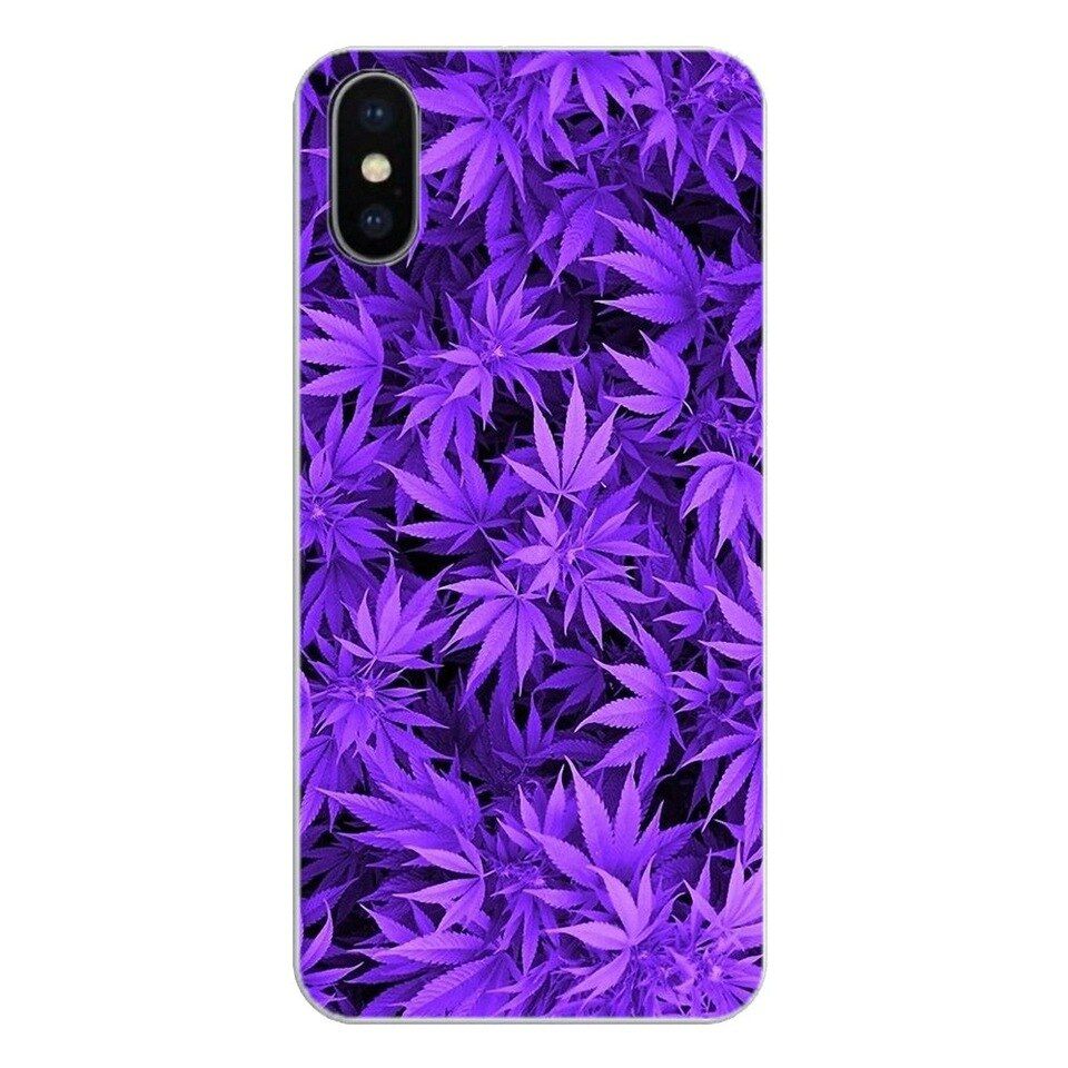 Foglie cannabis viola arcobaleno, HD, Desktop