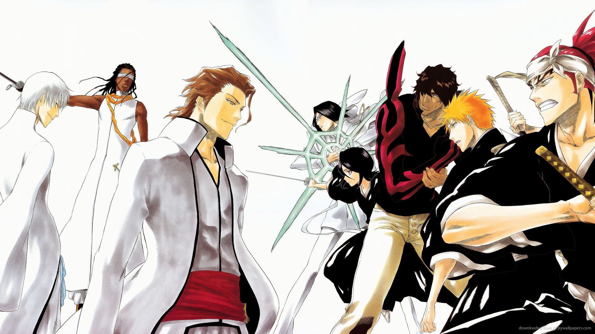 Capitani Bleach anime gruppo, manga, 1920x1080 Full HD, Desktop