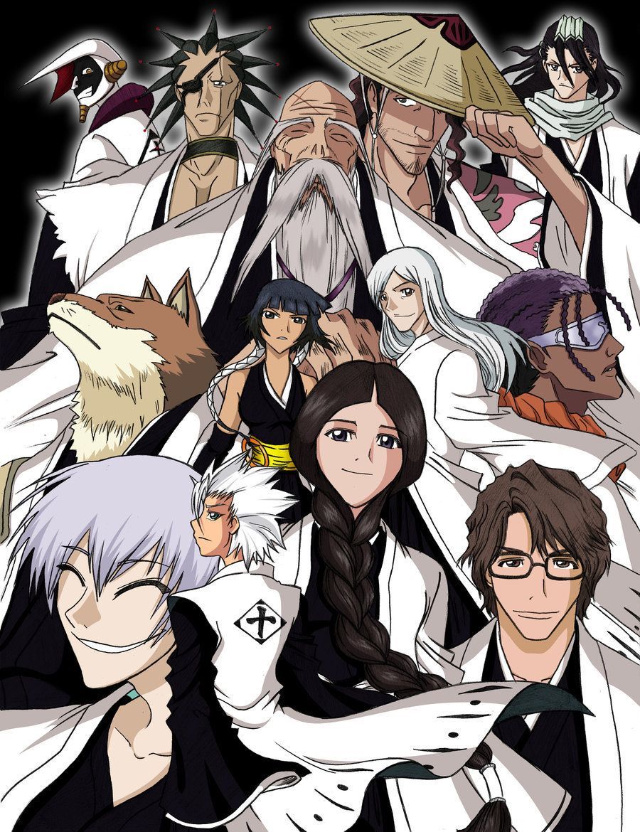 Capitani di Bleach anime, 900x1170 Full HD Verticale, Smartphone