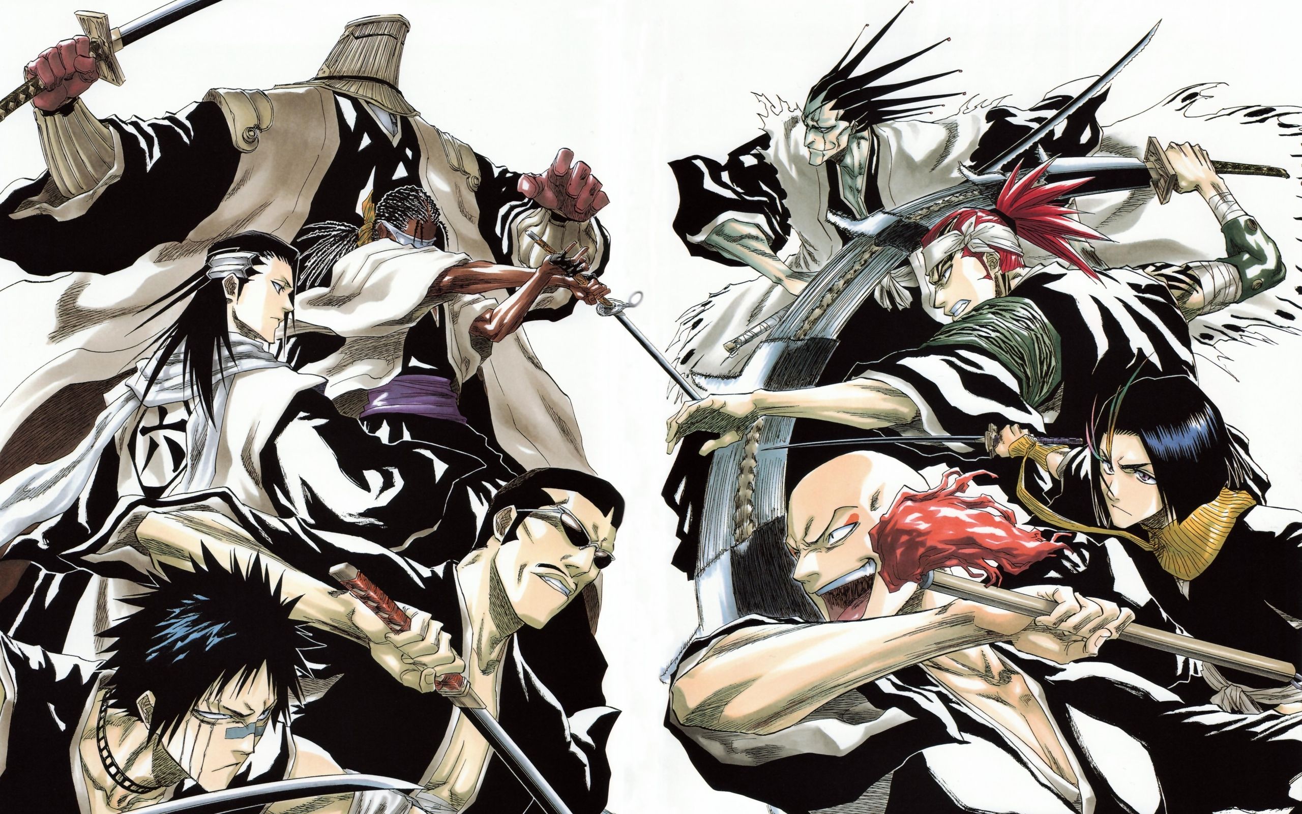 Capitani Bleach anime gruppo, 2560x1600 2K+, MacBook Pro