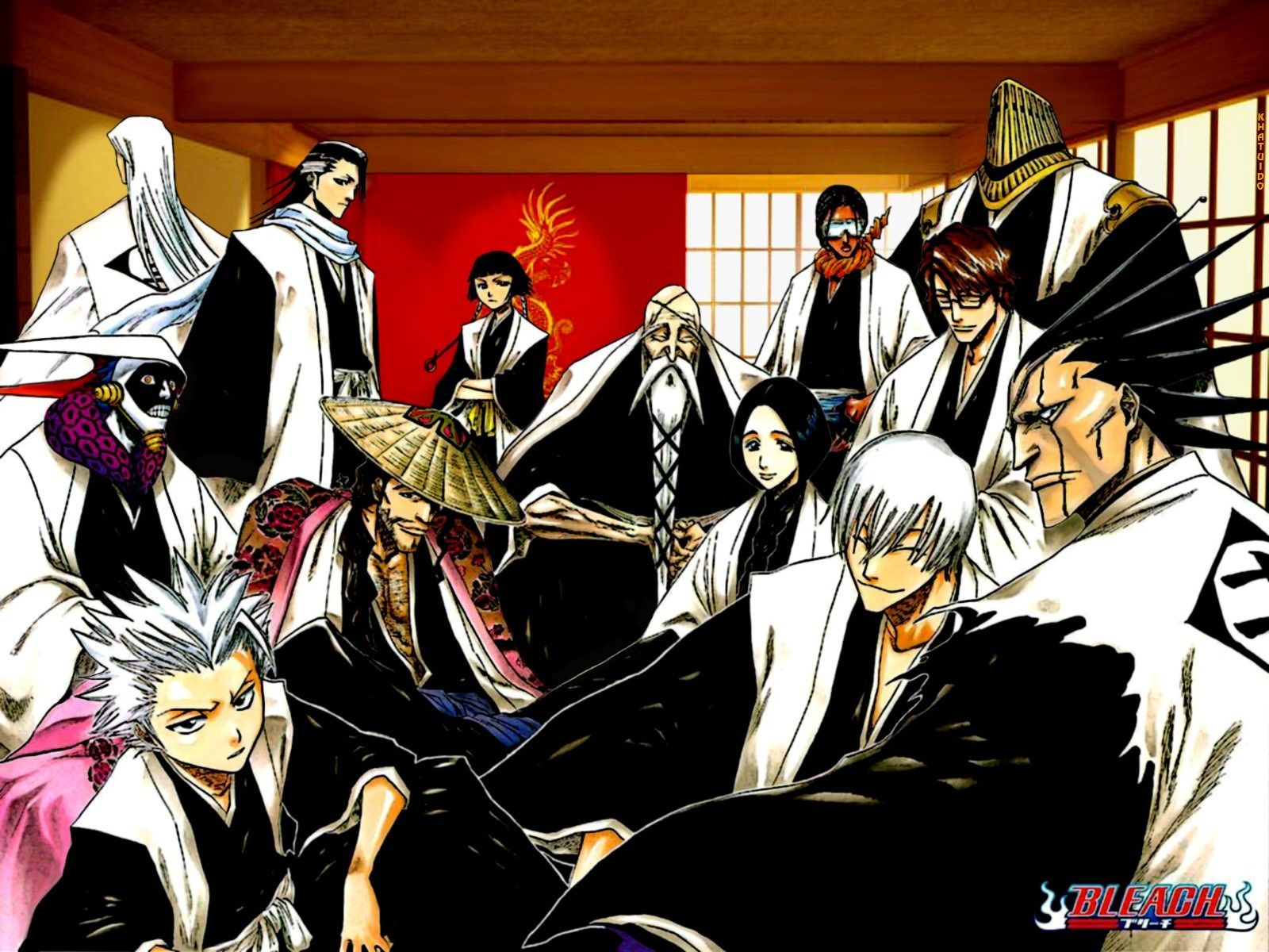 Capitani Bleach anime gruppo, 1600x1200 900p, HP Laptop