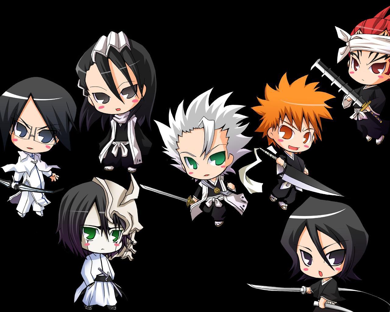 Personaggi chibi Bleach, 1280x1024 720p, PC