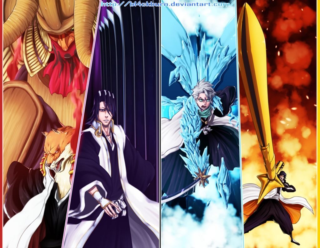 Capitani Bleach Bankai, 1024x794 HD, PC Desktop
