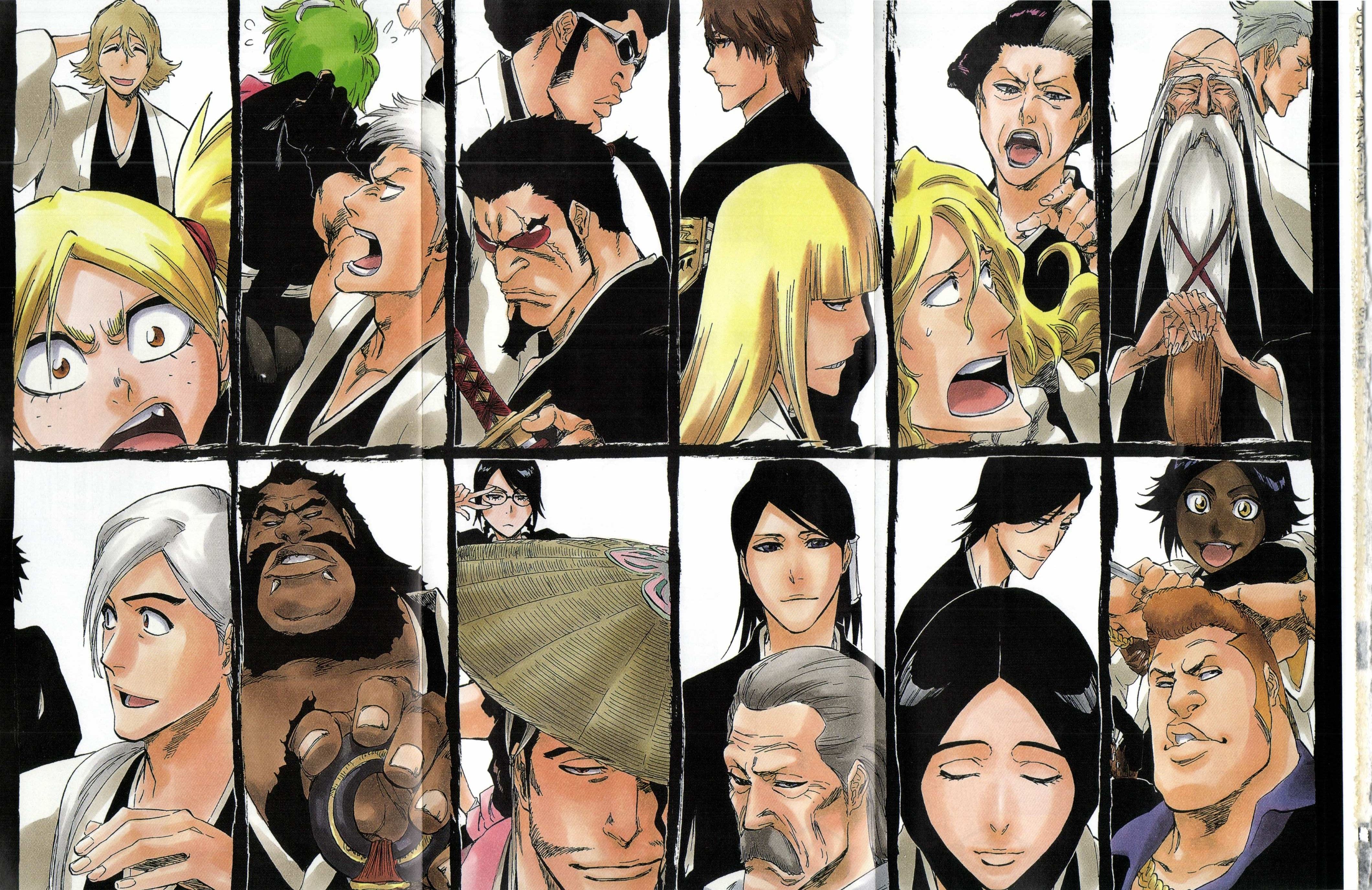 Capitani Bleach griglia manga, 4240x2750 UHD, PC 4K