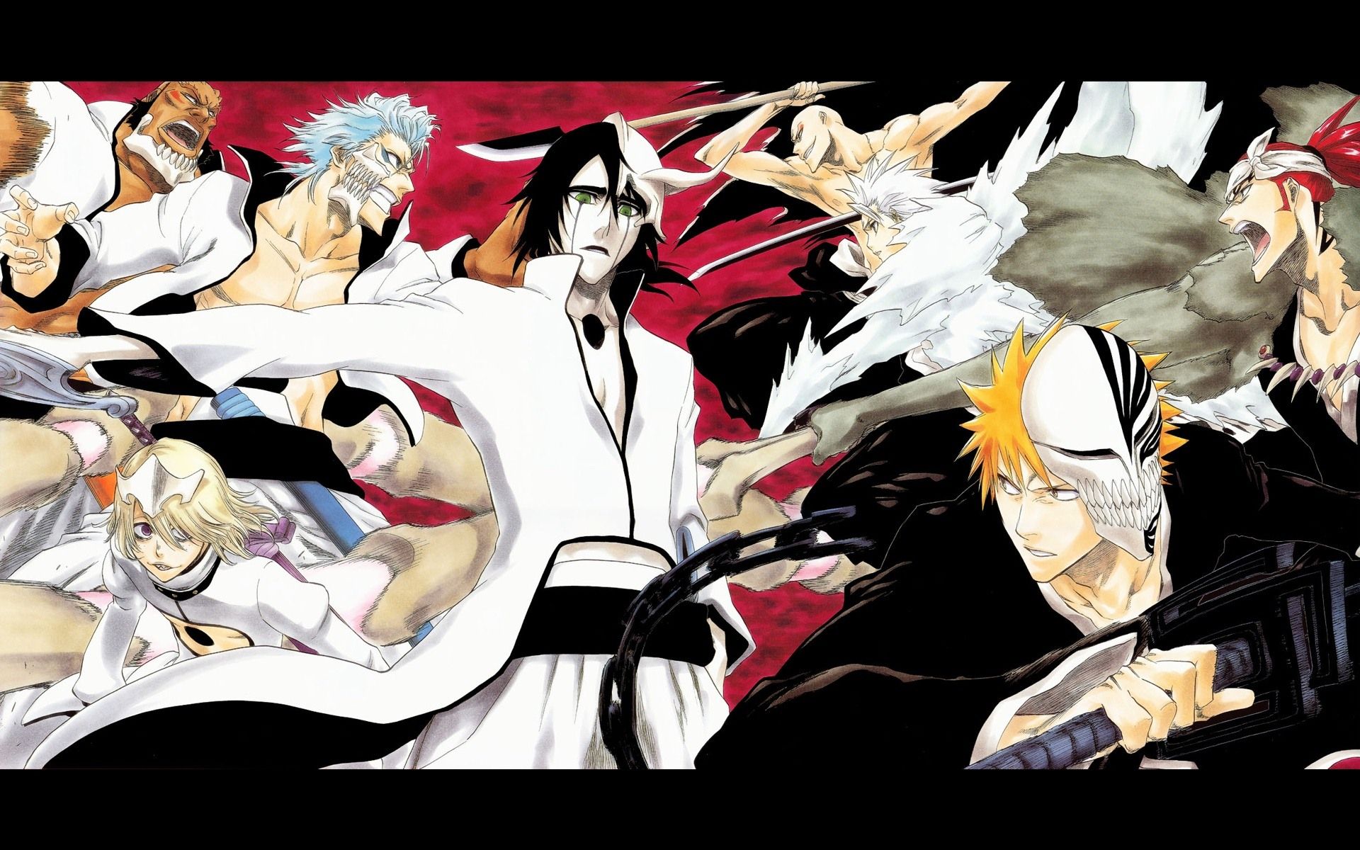 Capitani ed Espada Bleach, anime, 1920x1200 WUXGA, PC