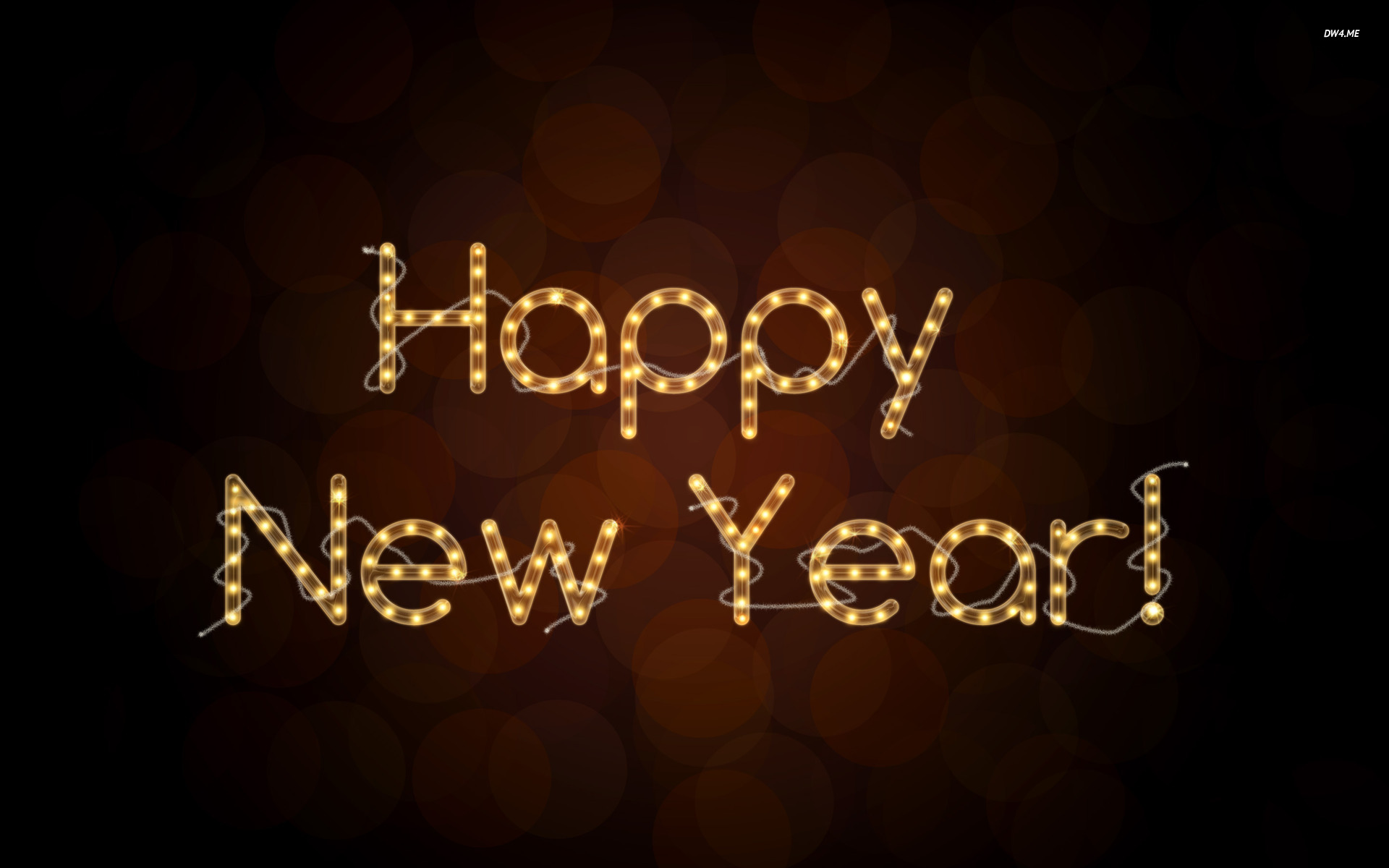 Happy New Year luci dorate, 1920x1200 Full HD+ WUXGA, PC