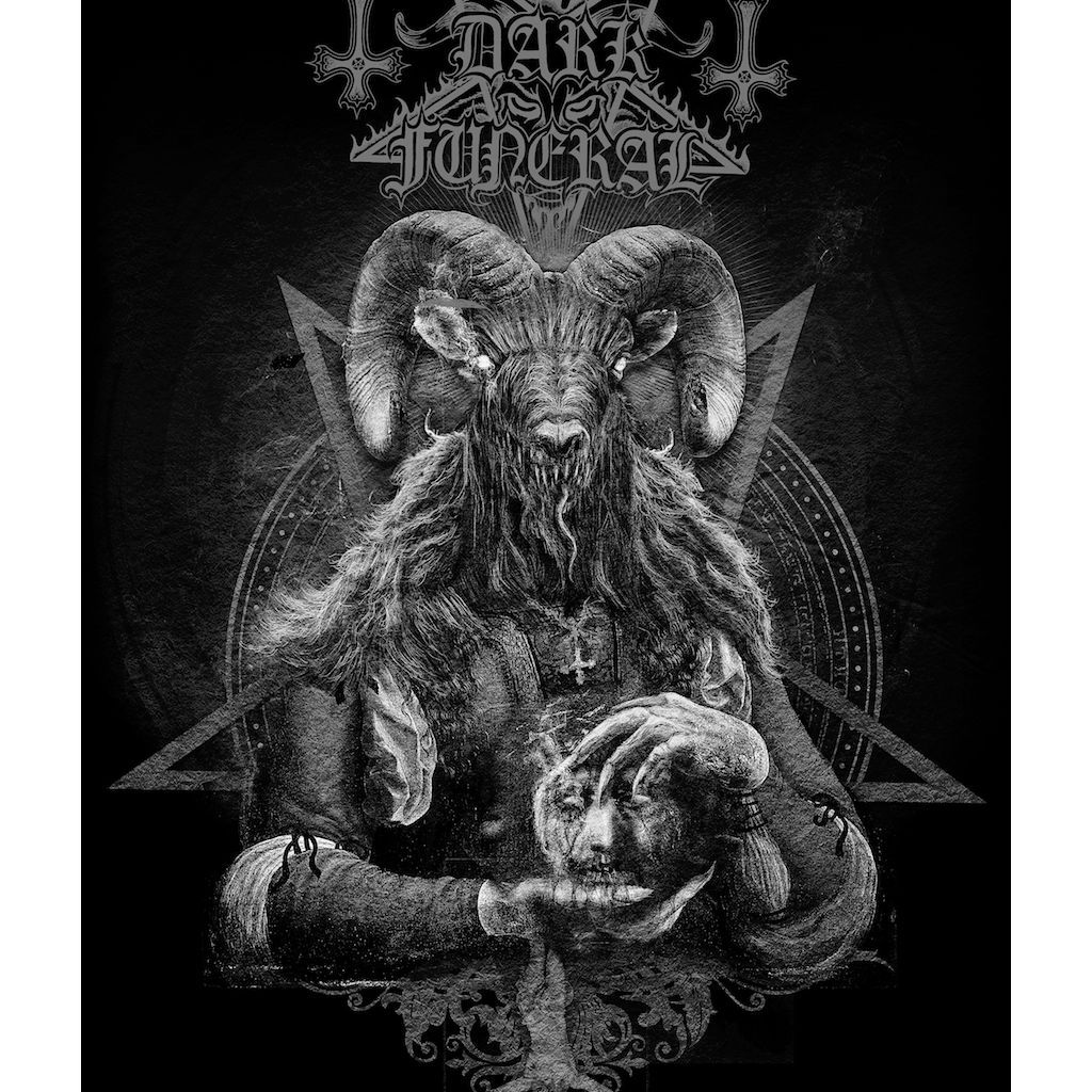 Capra nera demoniaca, poster black metal, 1024x1024 HD, PC
