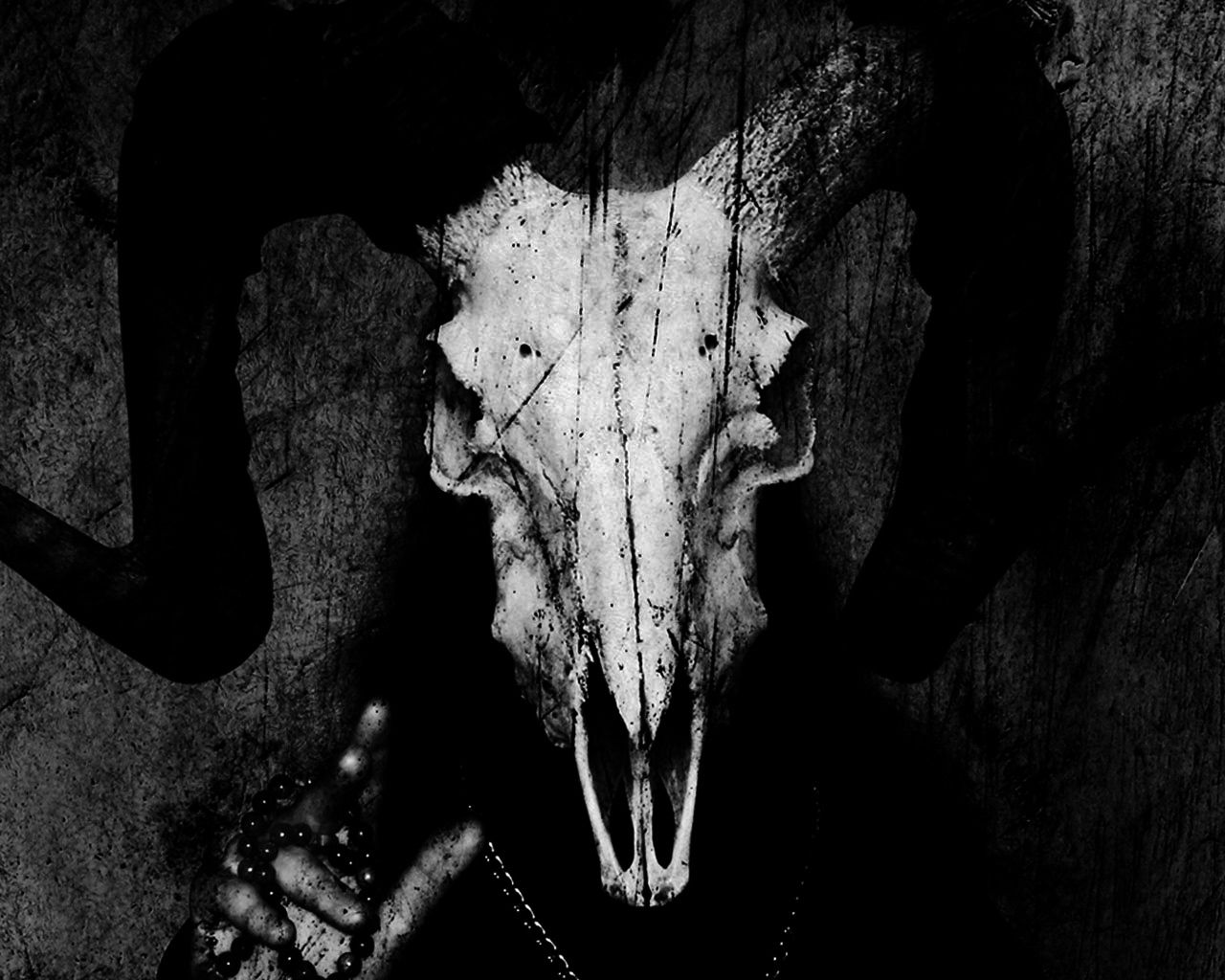 Sigillo di Baphomet, capra nera, 1680x1050 HD Ready, Laptop