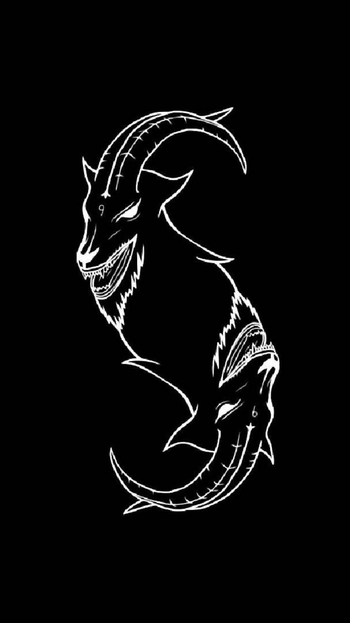 Logo capra nera Slipknot, 720x1280 Full HD Verticale, iPhone