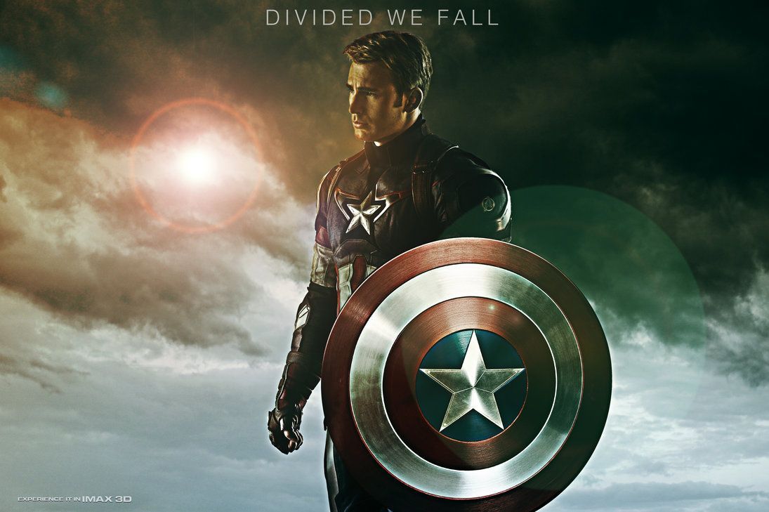 Captain America con scudo, 1095x729 HD, Laptop