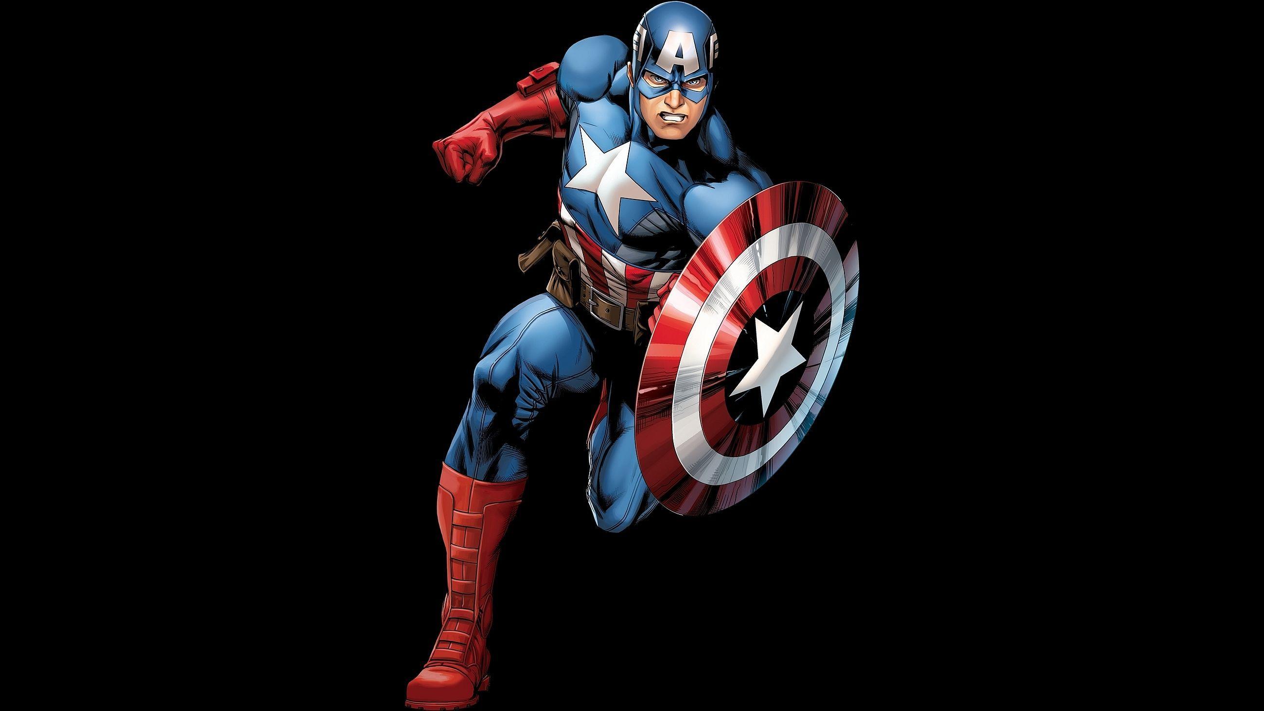 Captain America con scudo, 2600x1462 2K QHD, Monitor Gaming