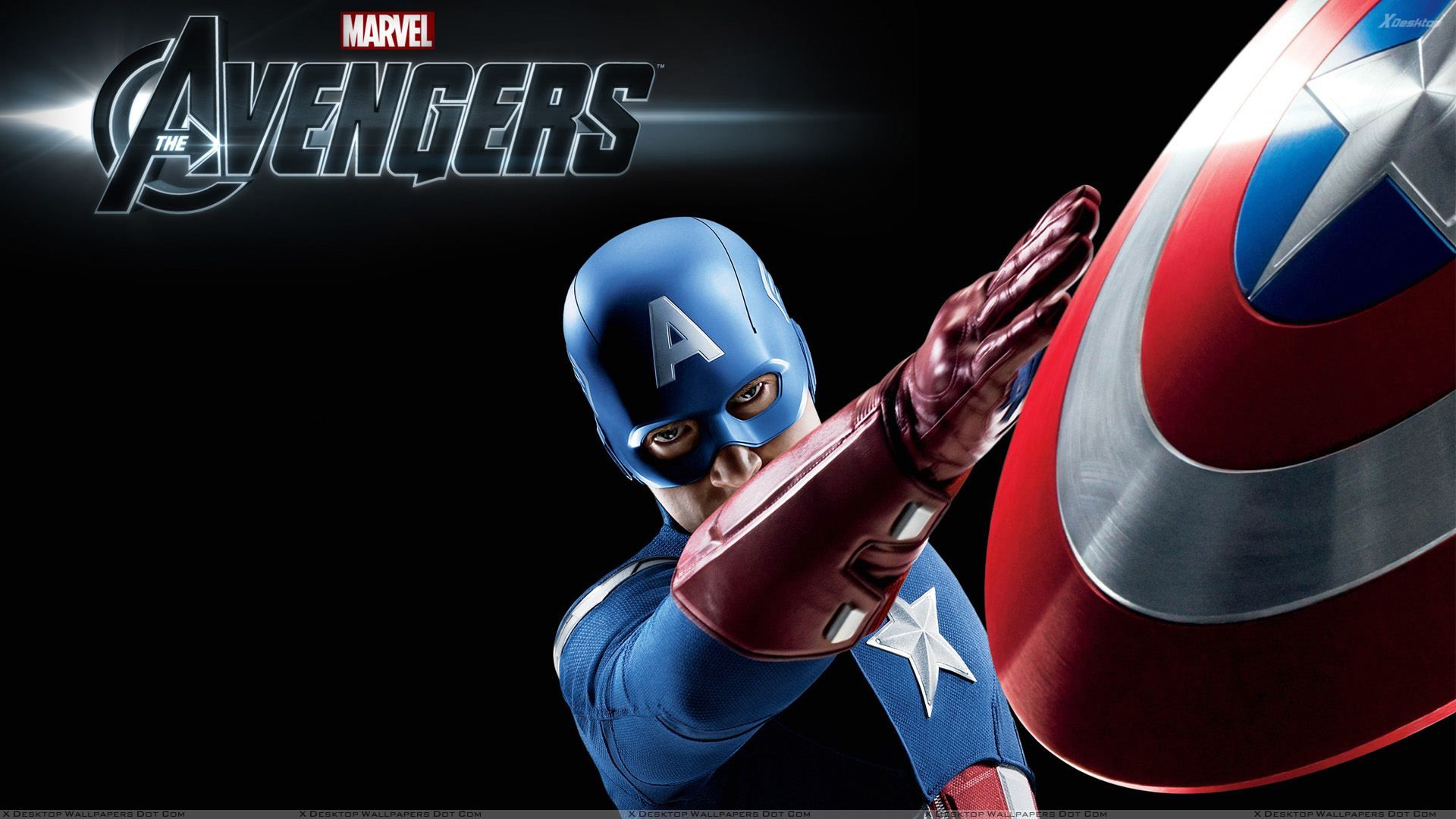 Captain America lancia scudo, 1920x1080 Full HD 1080p, PC Desktop