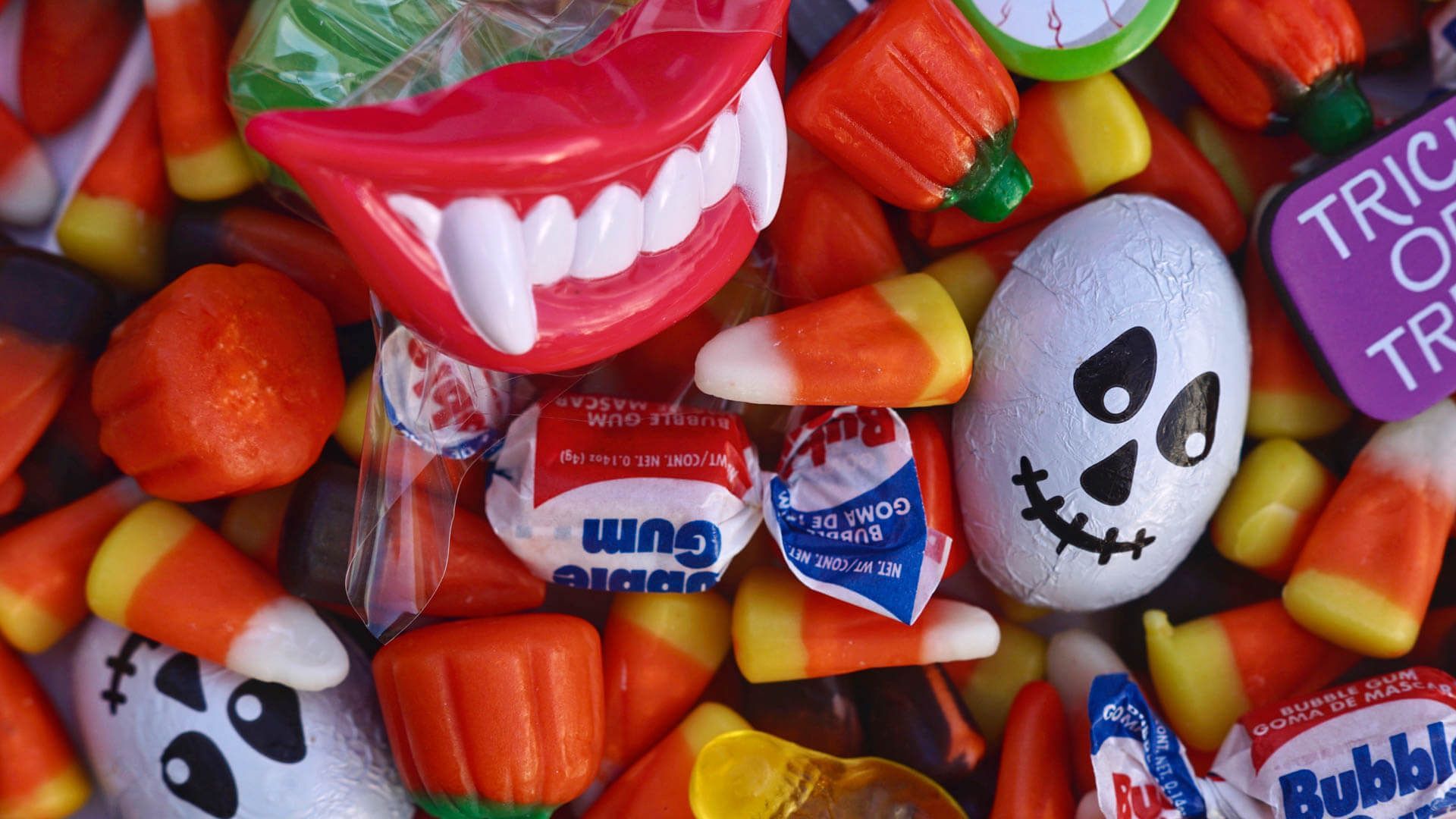 Mucchio caramelle Halloween colorate, 1920x1080 Full HD 1080p, PC