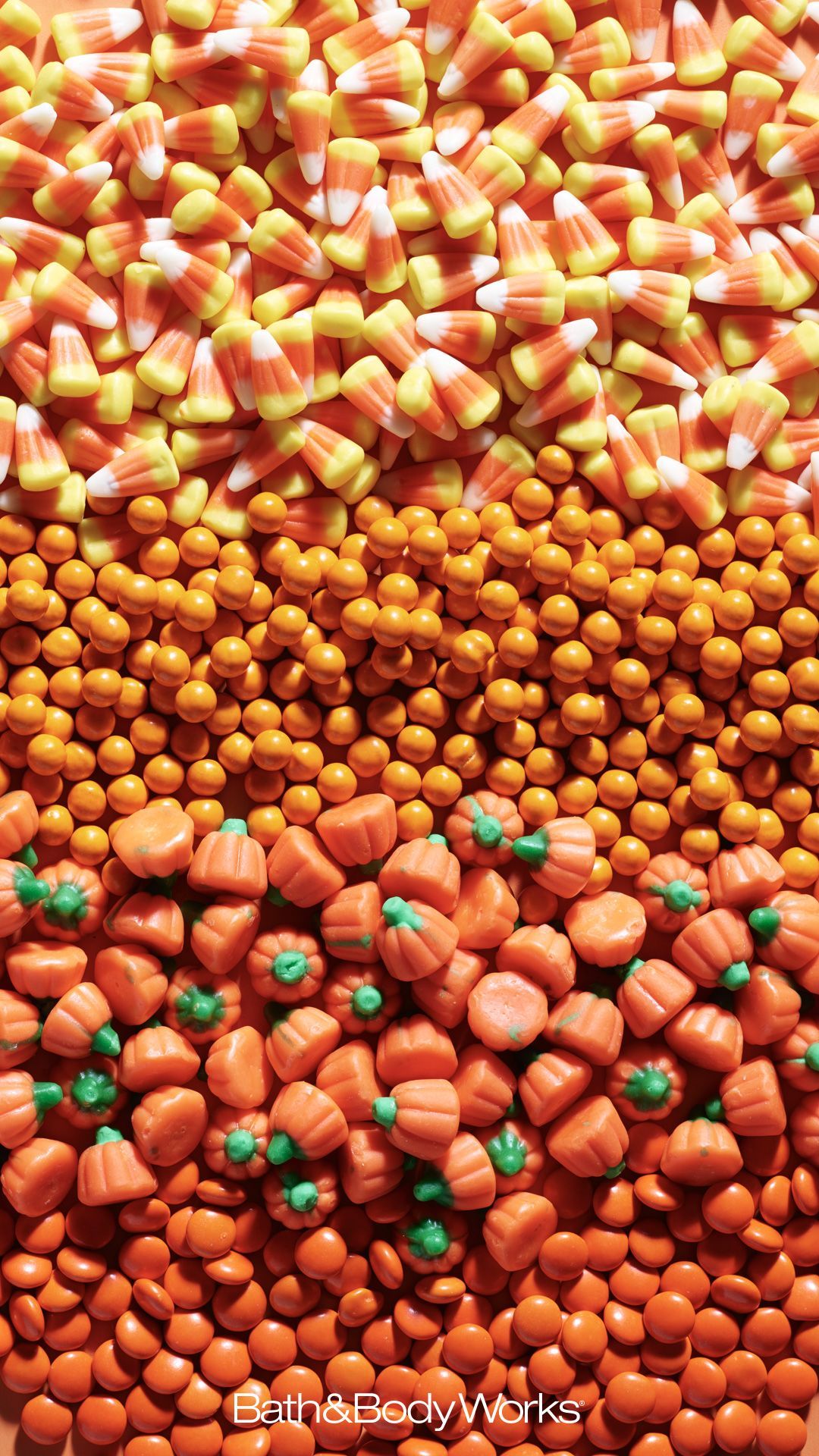 Caramelle Halloween candy corn zucche, 1080x1920 Full HD Verticale, iPhone