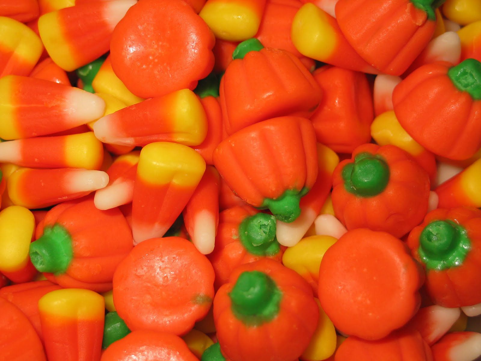 Caramelle candy corn e zucche, 1600x1200 HD, Desktop