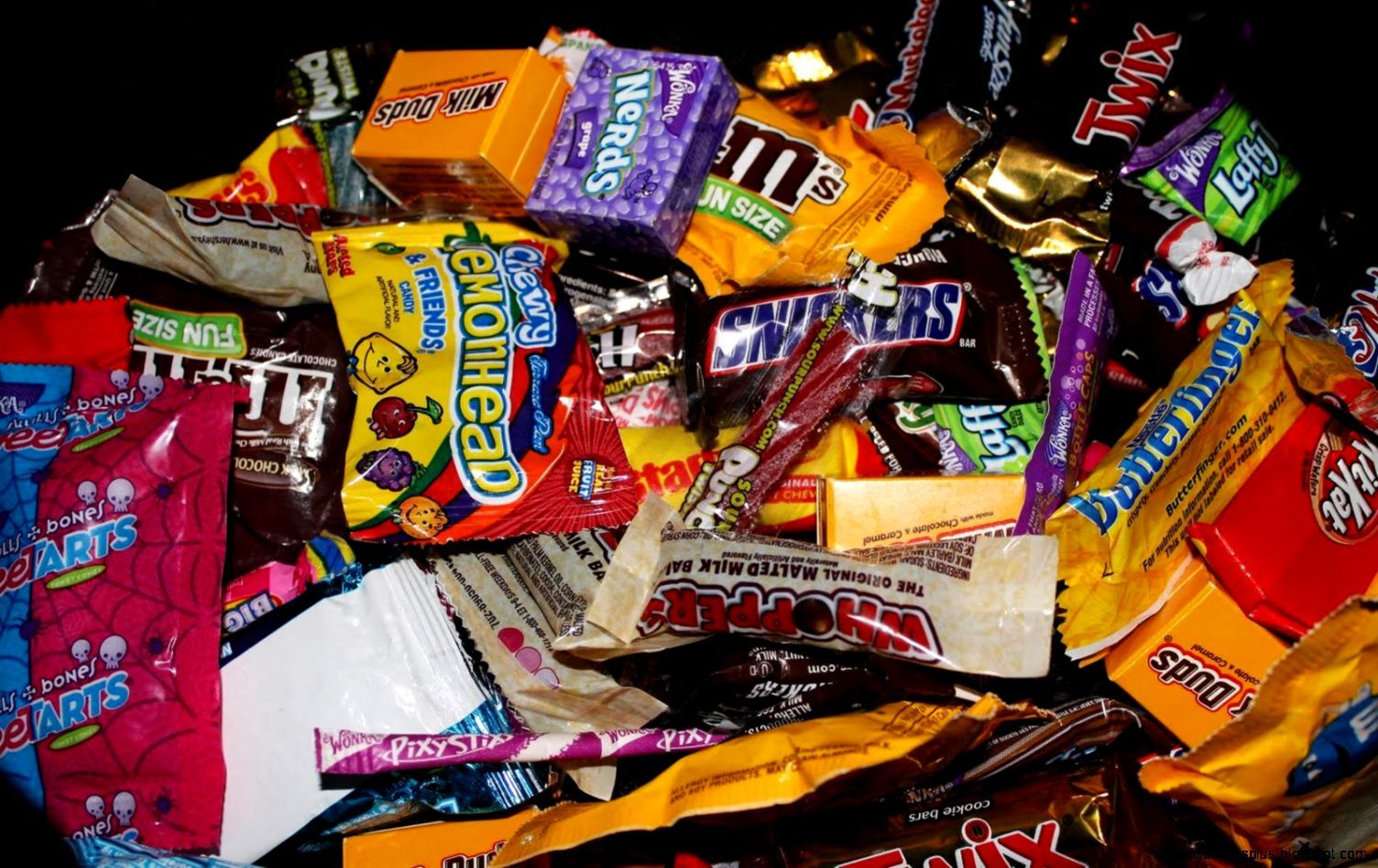 Caramelle Halloween varie colorate, 1024x768 HD, PC Desktop