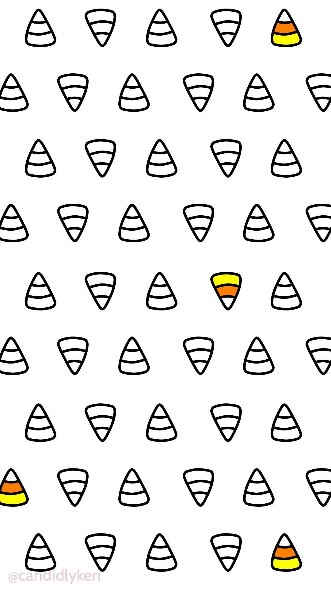 Pattern caramelle candy corn, 1080x1920 Full HD Verticale, iPhone