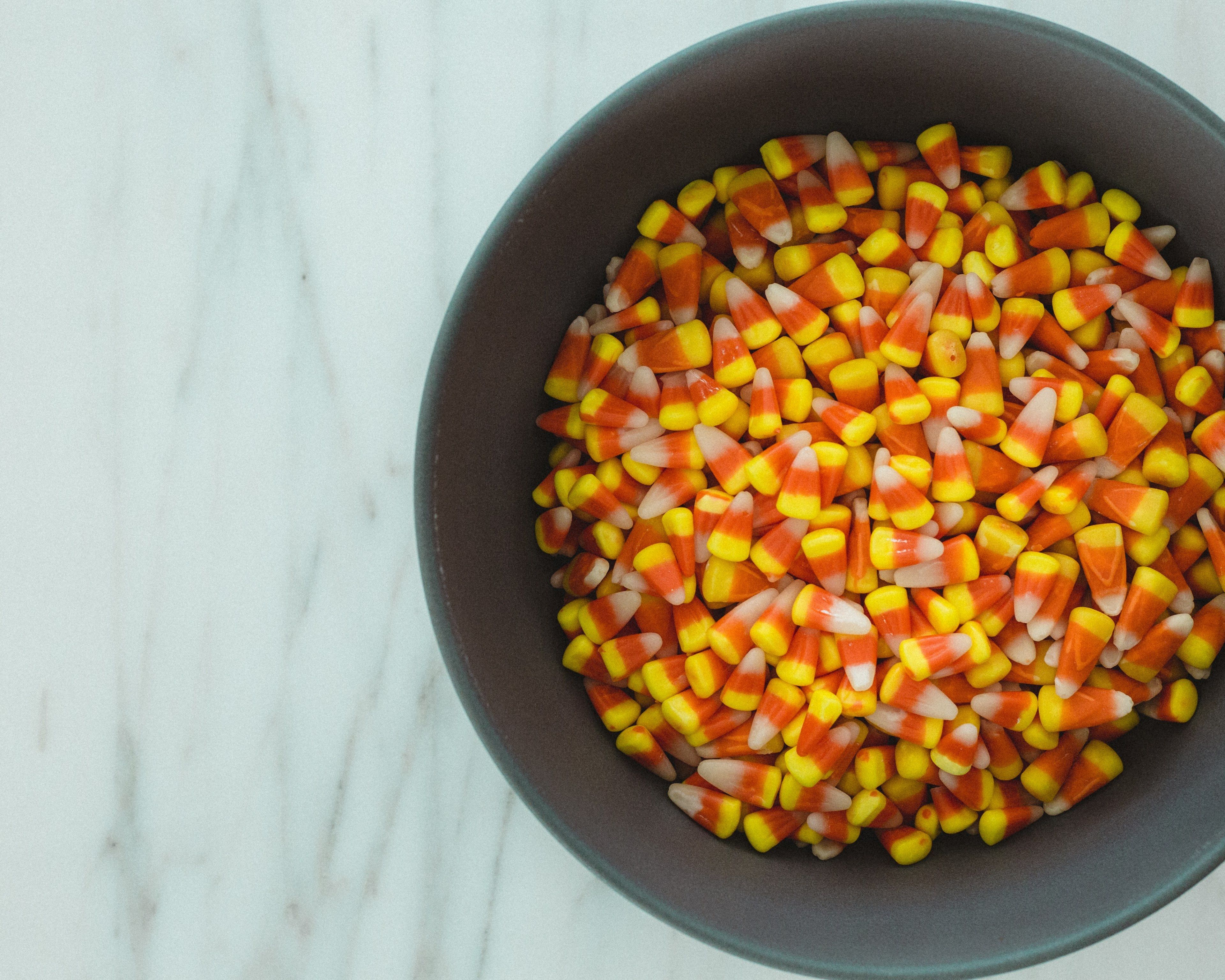 Ciotola di candy corn Halloween, 3840x3072 4K, Smart TV 4K
