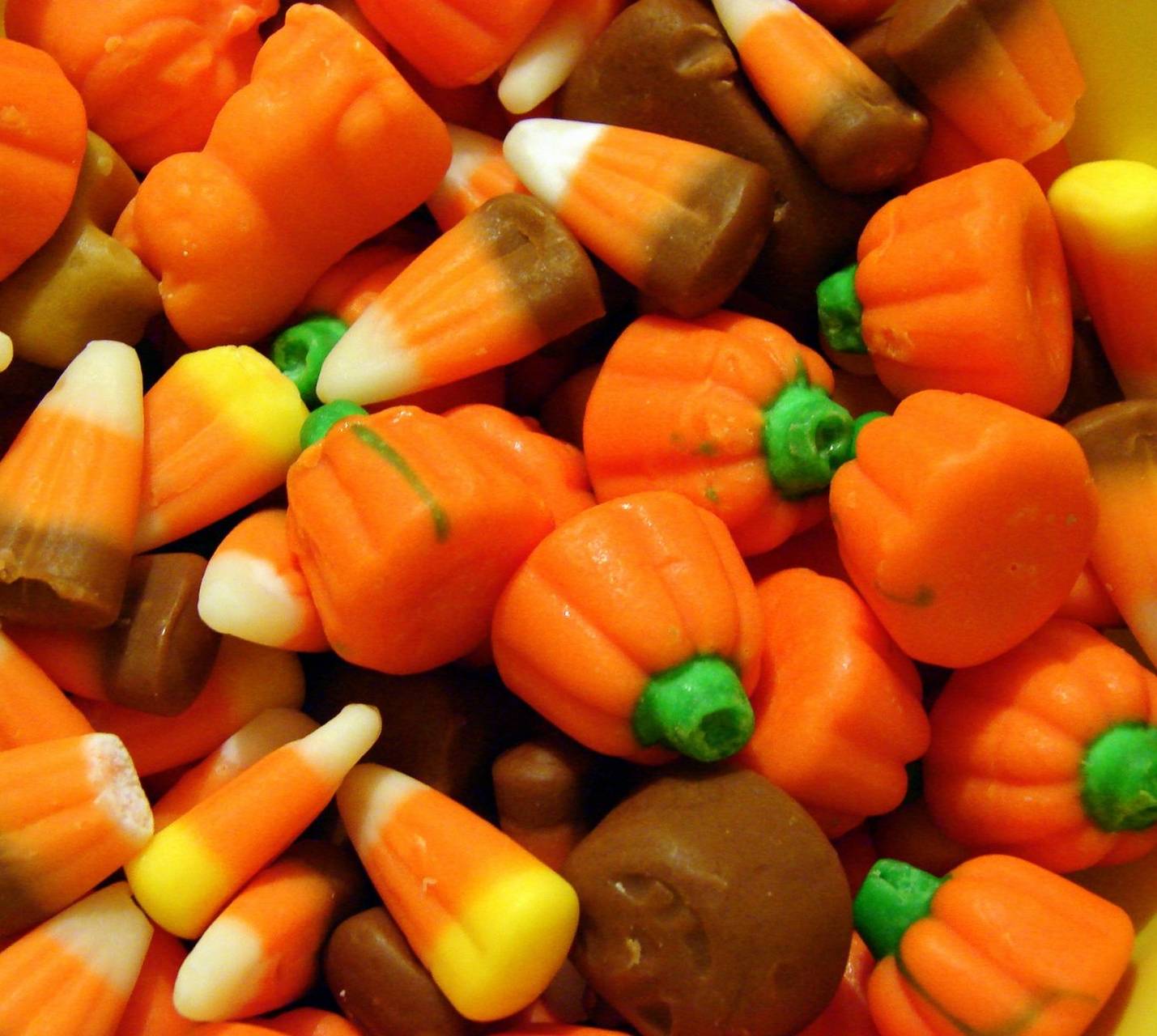 Caramelle Halloween zucche e mais, 1429x1280 HD, ROG Asus Laptop