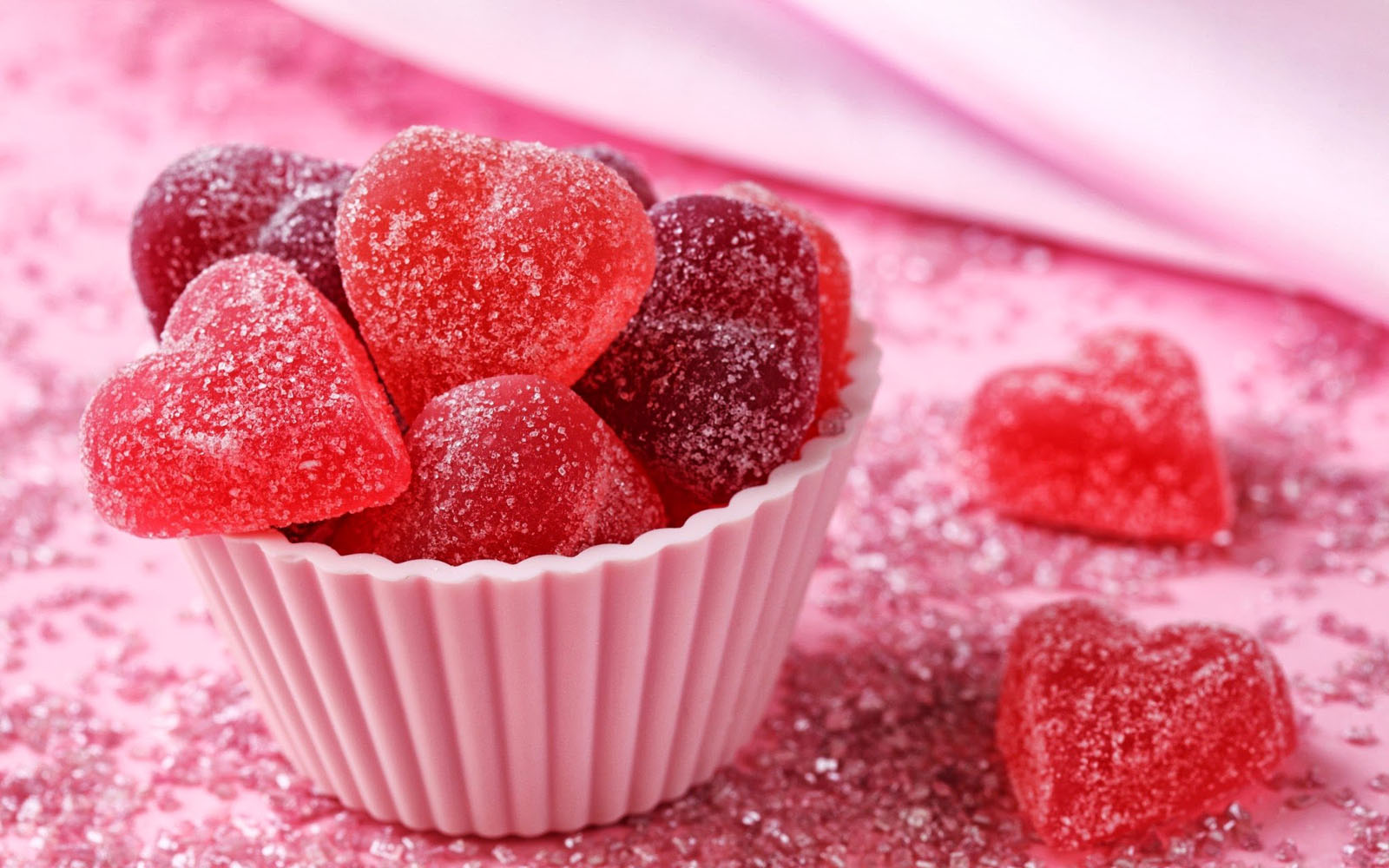 Caramelle gelatina a forma di cuore, 1600x1000 HD Ready, Notebook Gaming