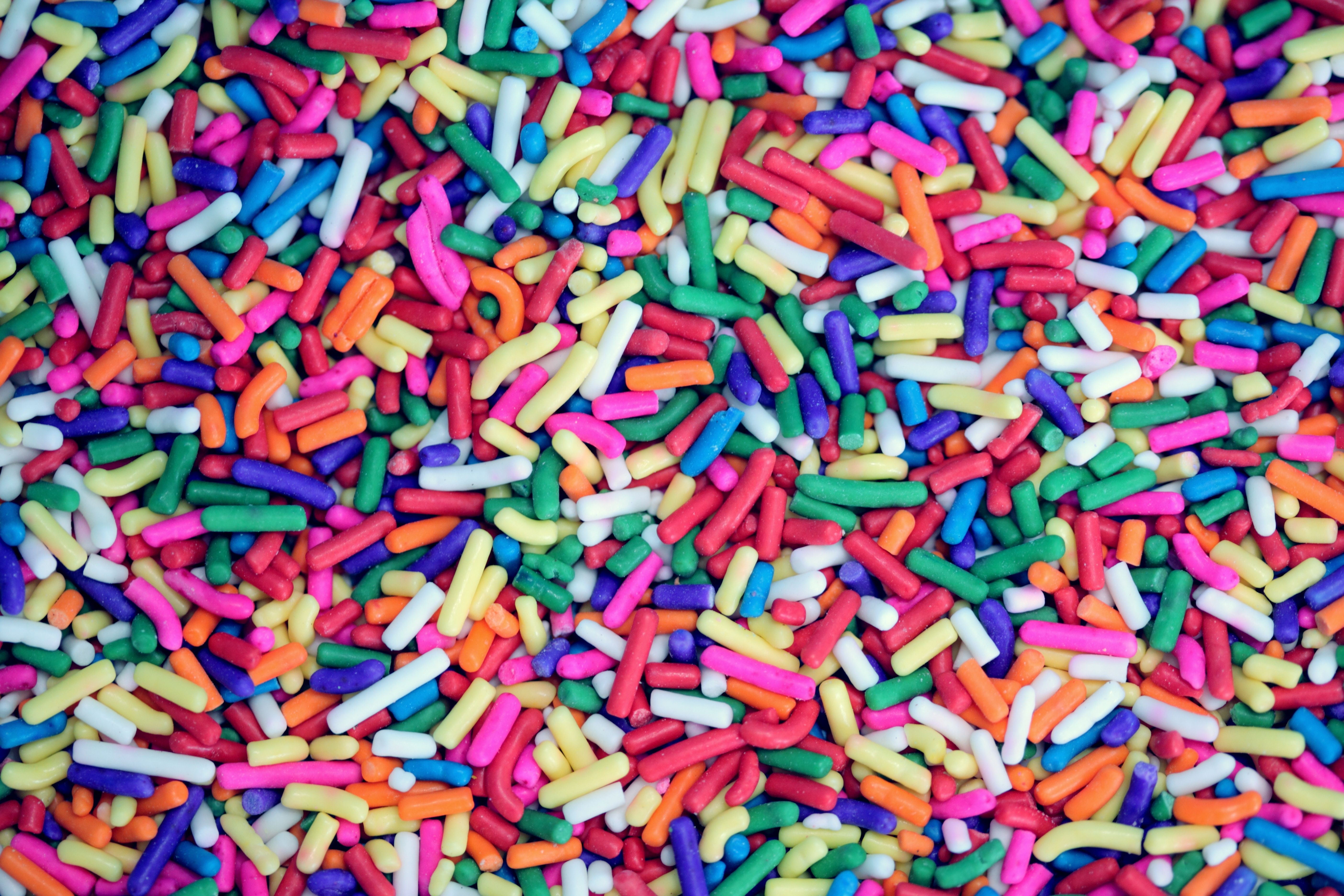 Codette colorate zucchero caramelle, 5616x3744 Ultra HD, 4K TV