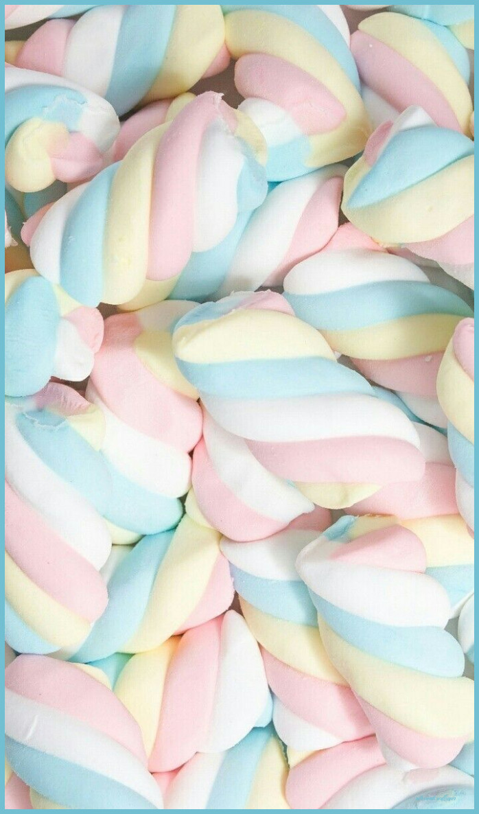 Marshmallow twist pastello colorati, 698x1186 Full HD Verticale, iPhone