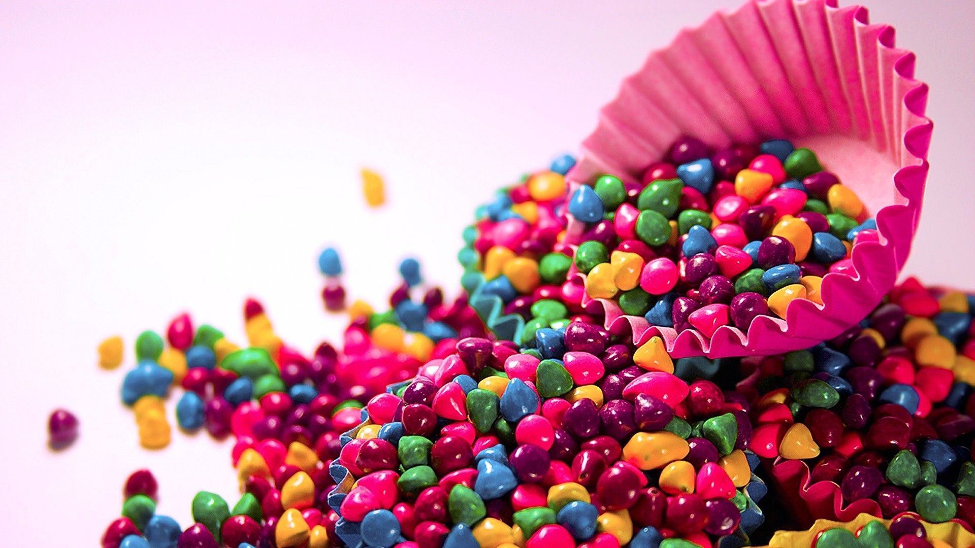 Caramelle colorate confetti arcobaleno, 1920x1080 Full HD 1080p, Laptop
